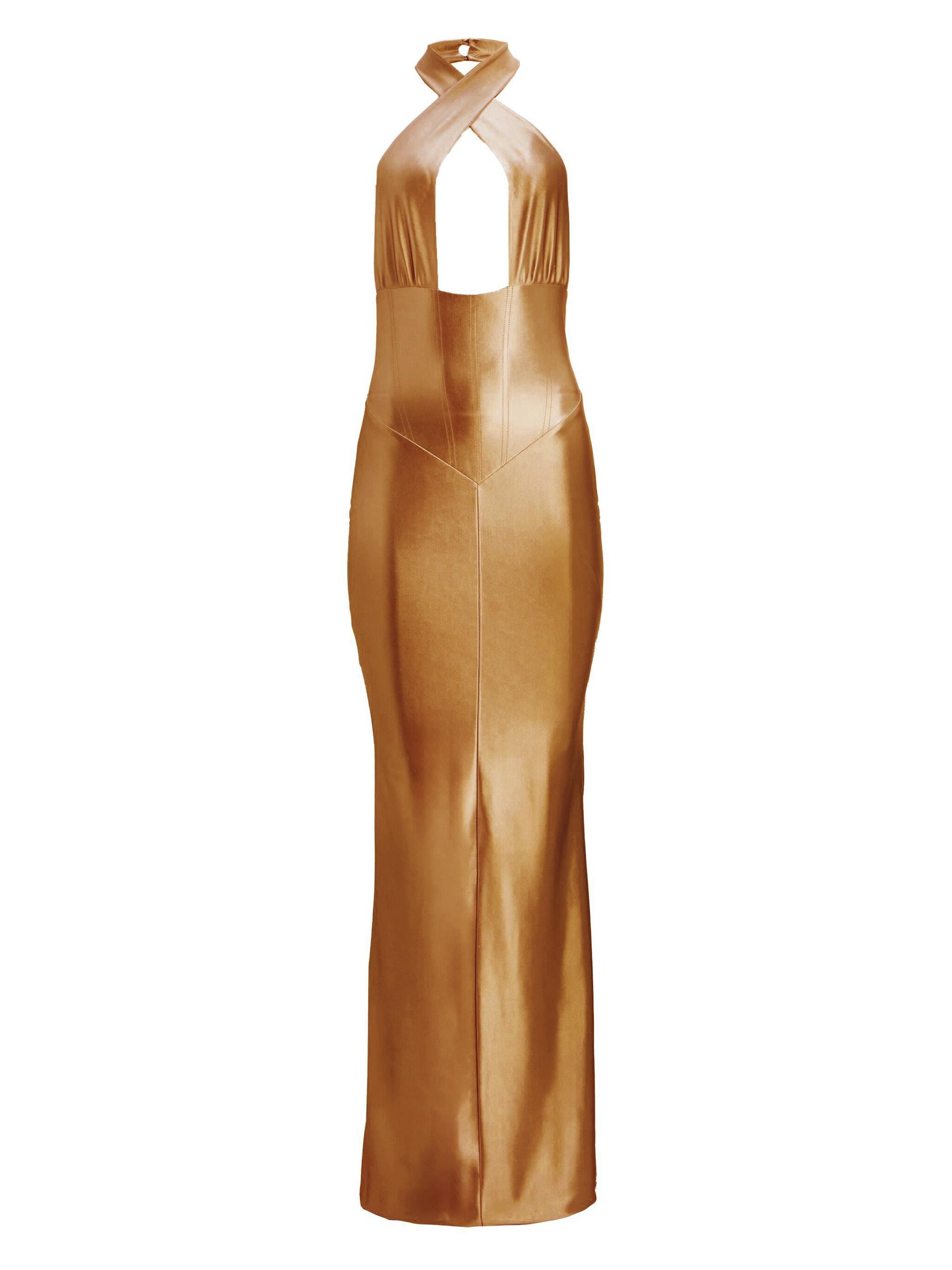 Retrofête Women's Charity Dress - Gold