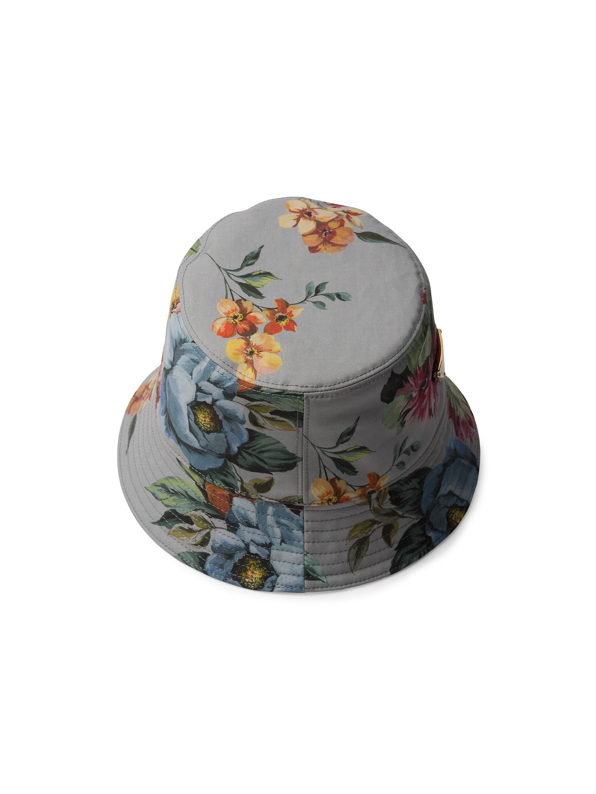 Prada Women's Reversible Printed Cotton Bucket Hat