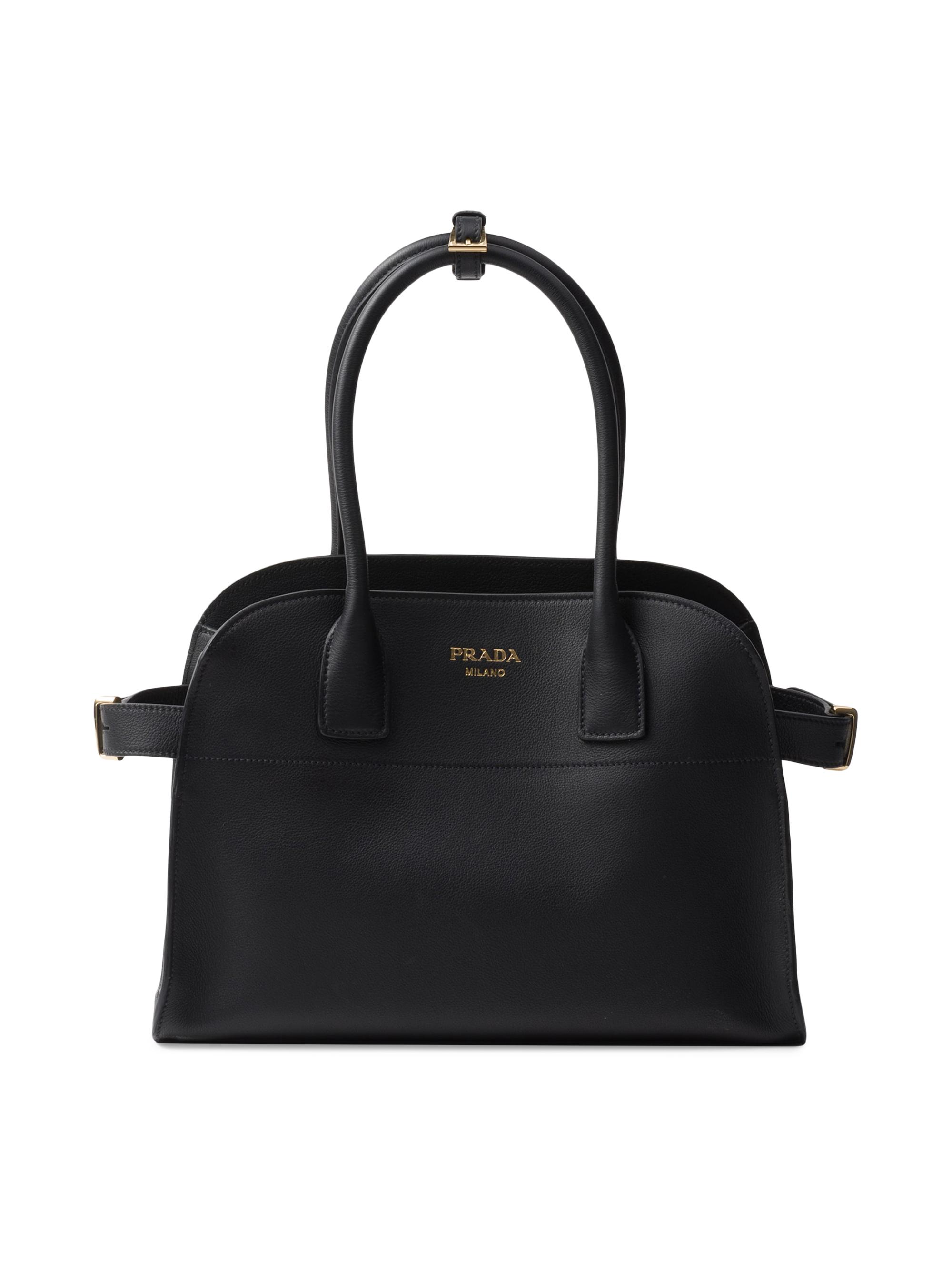 Prada Women's  Leather Tote Bag - Black