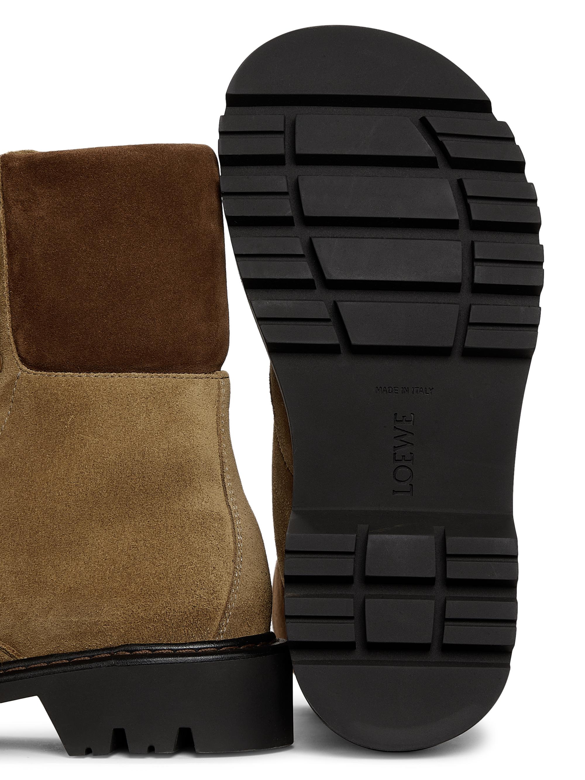 LOEWE Sierra Waxed Suede 30MM Ankle Boots | Saks Fifth Avenue