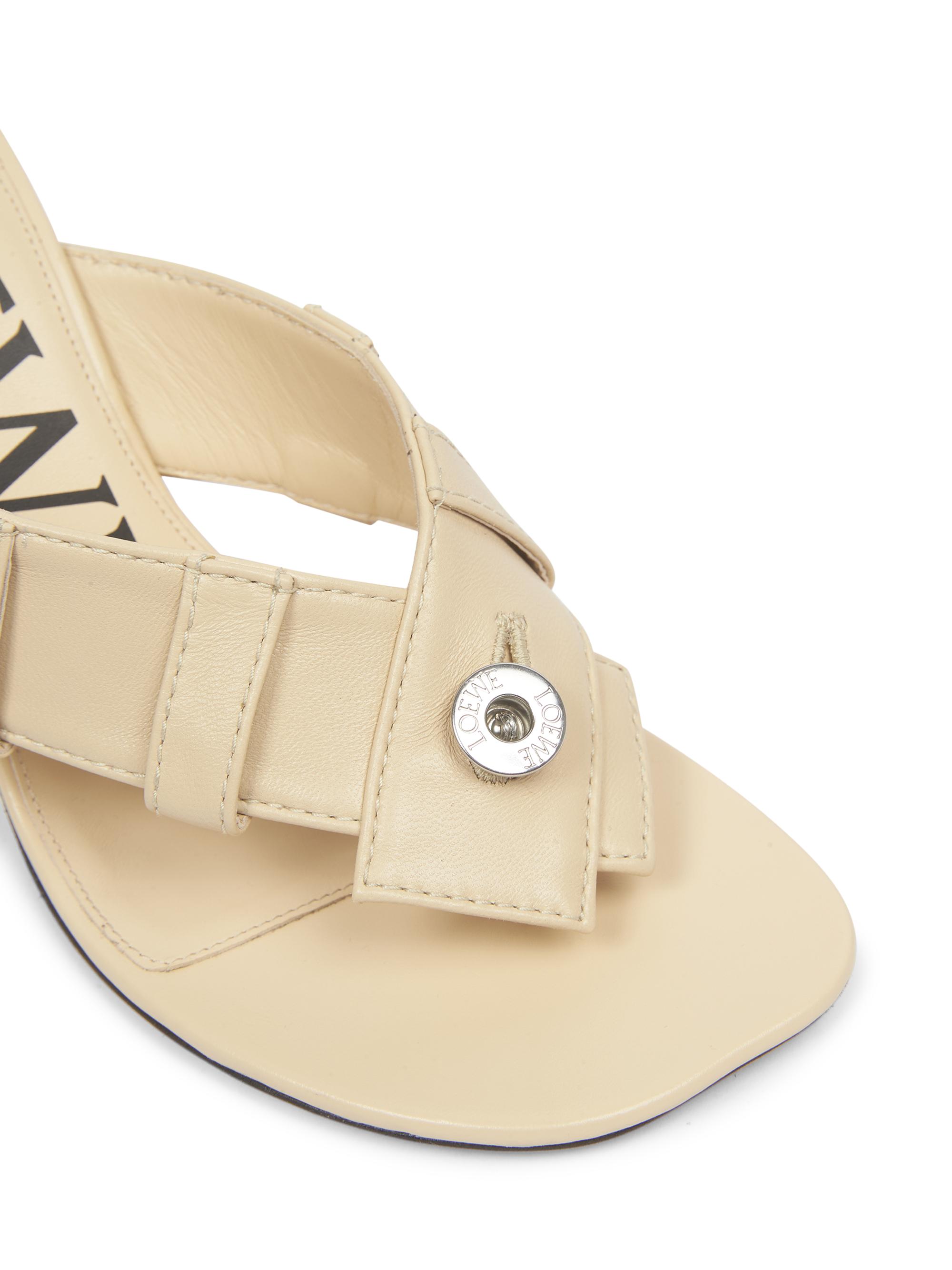 LOEWE Toy Panta 90MM Leather Sandals | Saks Fifth Avenue