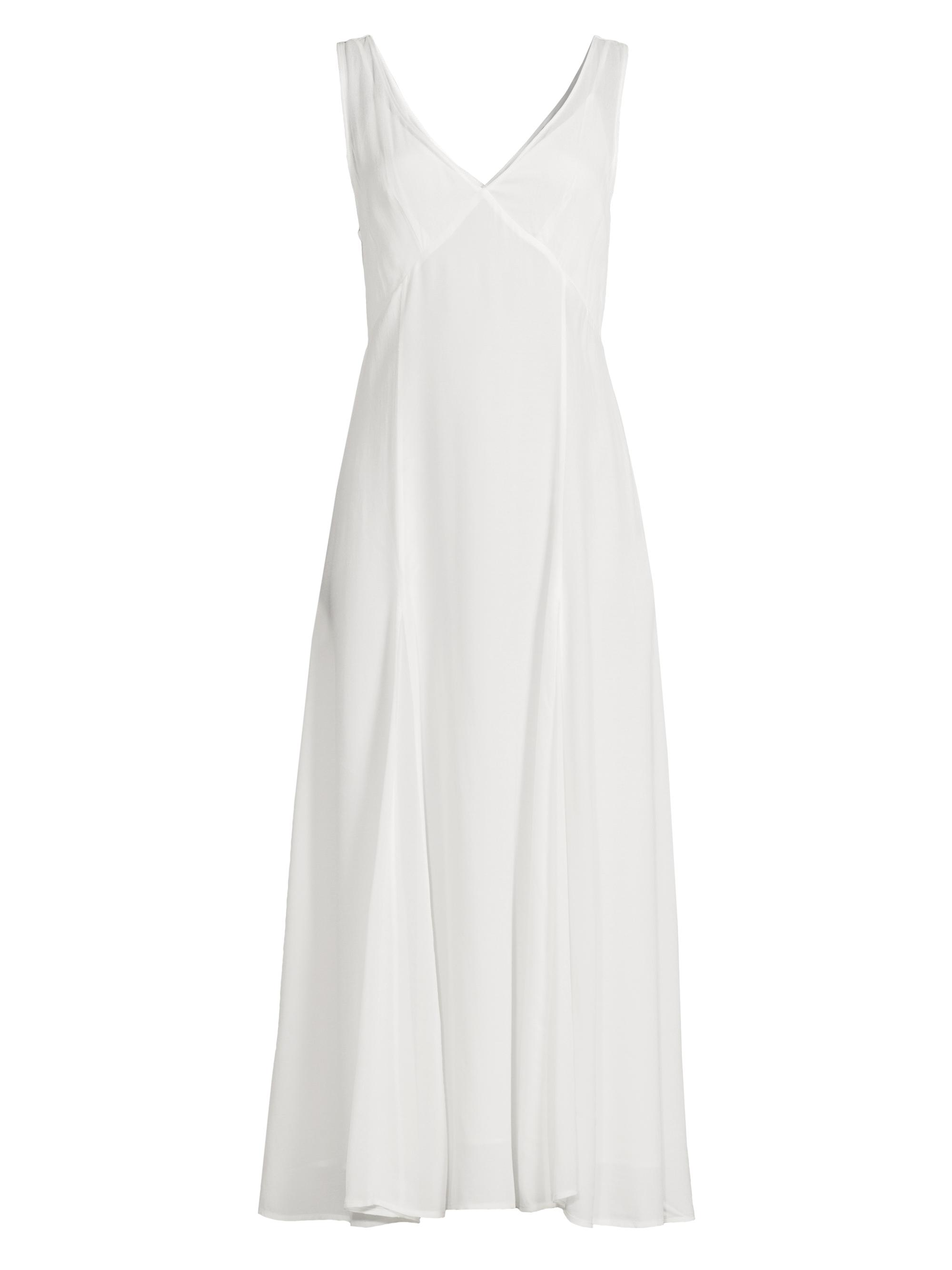 Rue Sophie Women's Lisa Chiffon V-Neck Maxi Dress - Alabaster