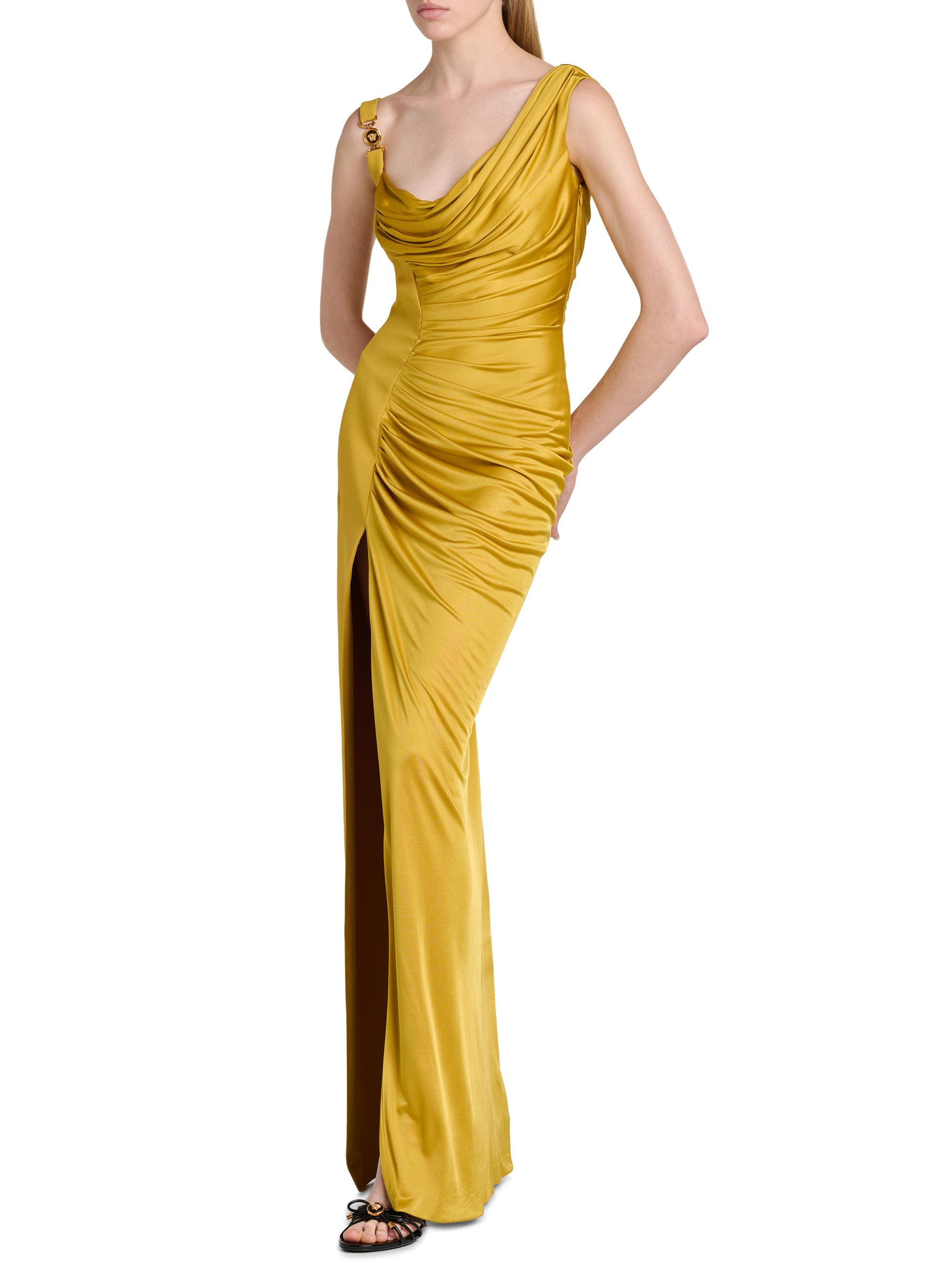 Versace Draped Liquid Jersey Gown | Saks Fifth Avenue