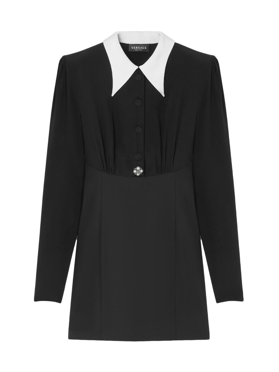 Versace Silk Crepe De Chine Cocktail Dress | Saks Fifth Avenue