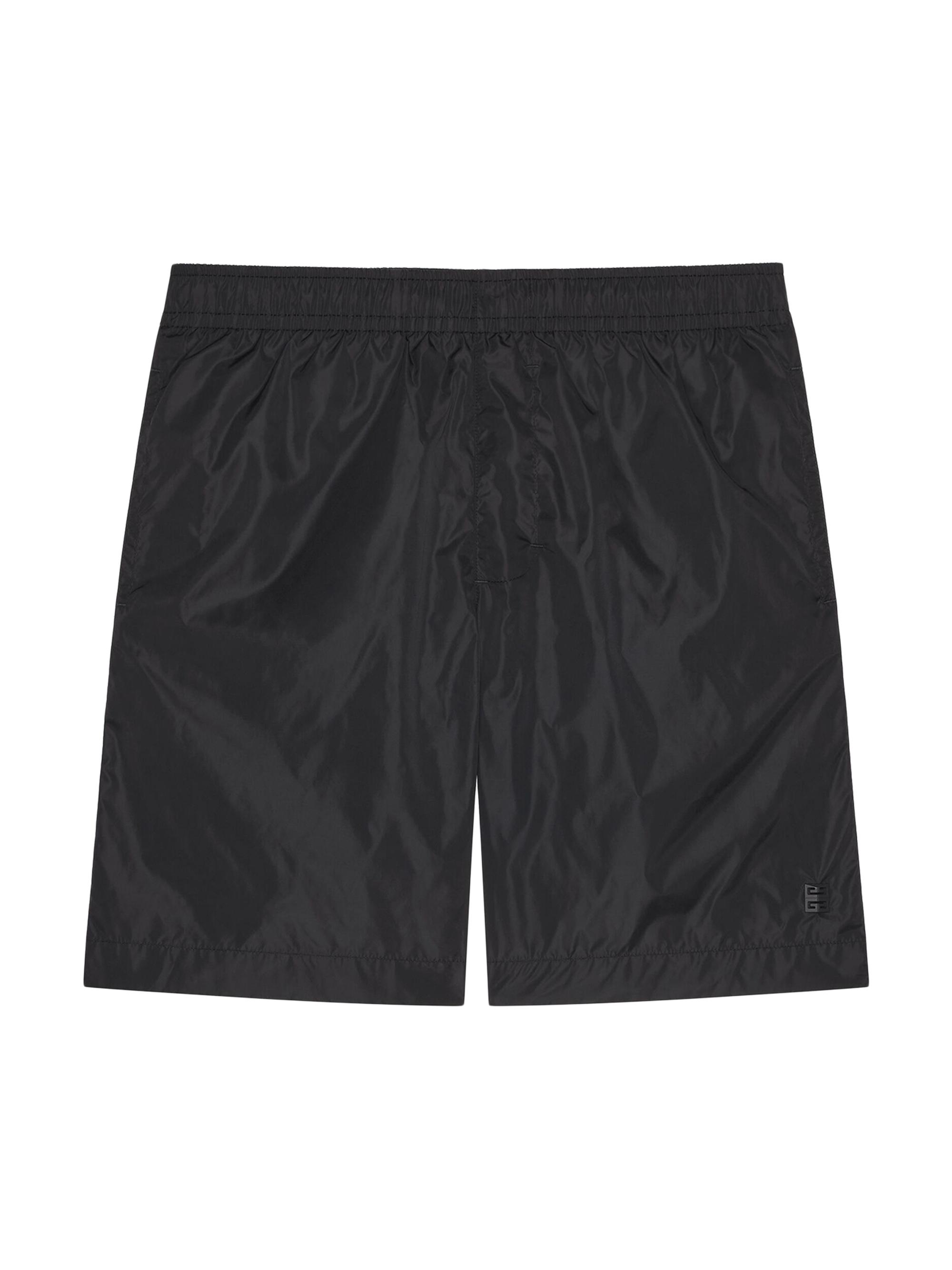 Givenchy Men's Plage Swim Shorts with 4G Detail - Black