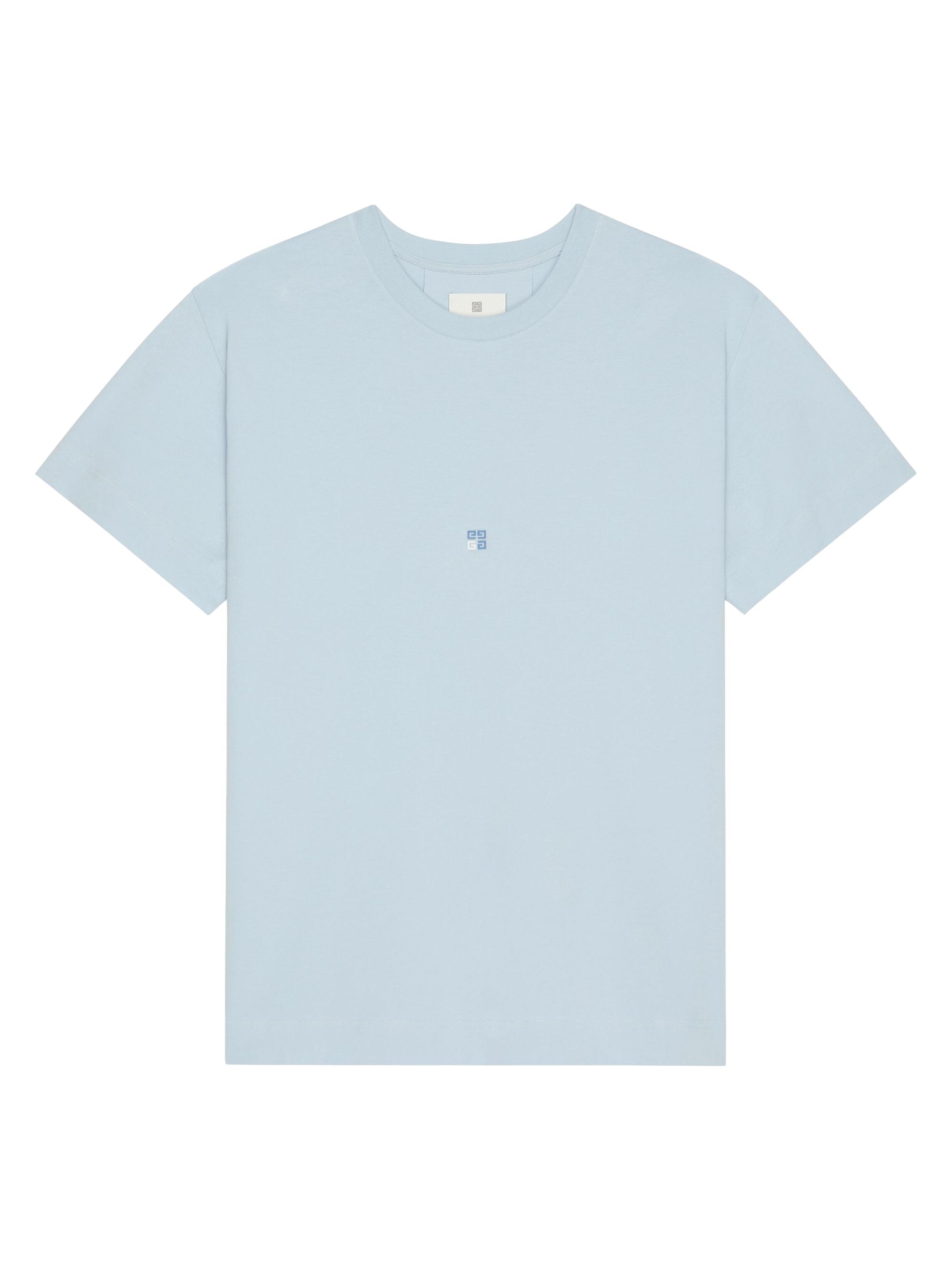 Givenchy Men's Plage T-Shirt in Cotton - Sky Blue