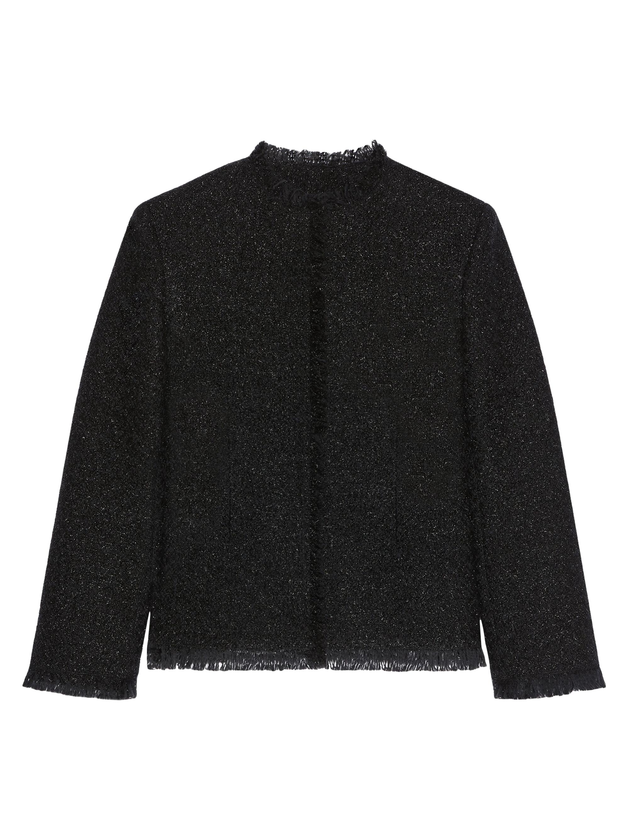 Givenchy Women's Jacket in Tweed and Lurex - Black