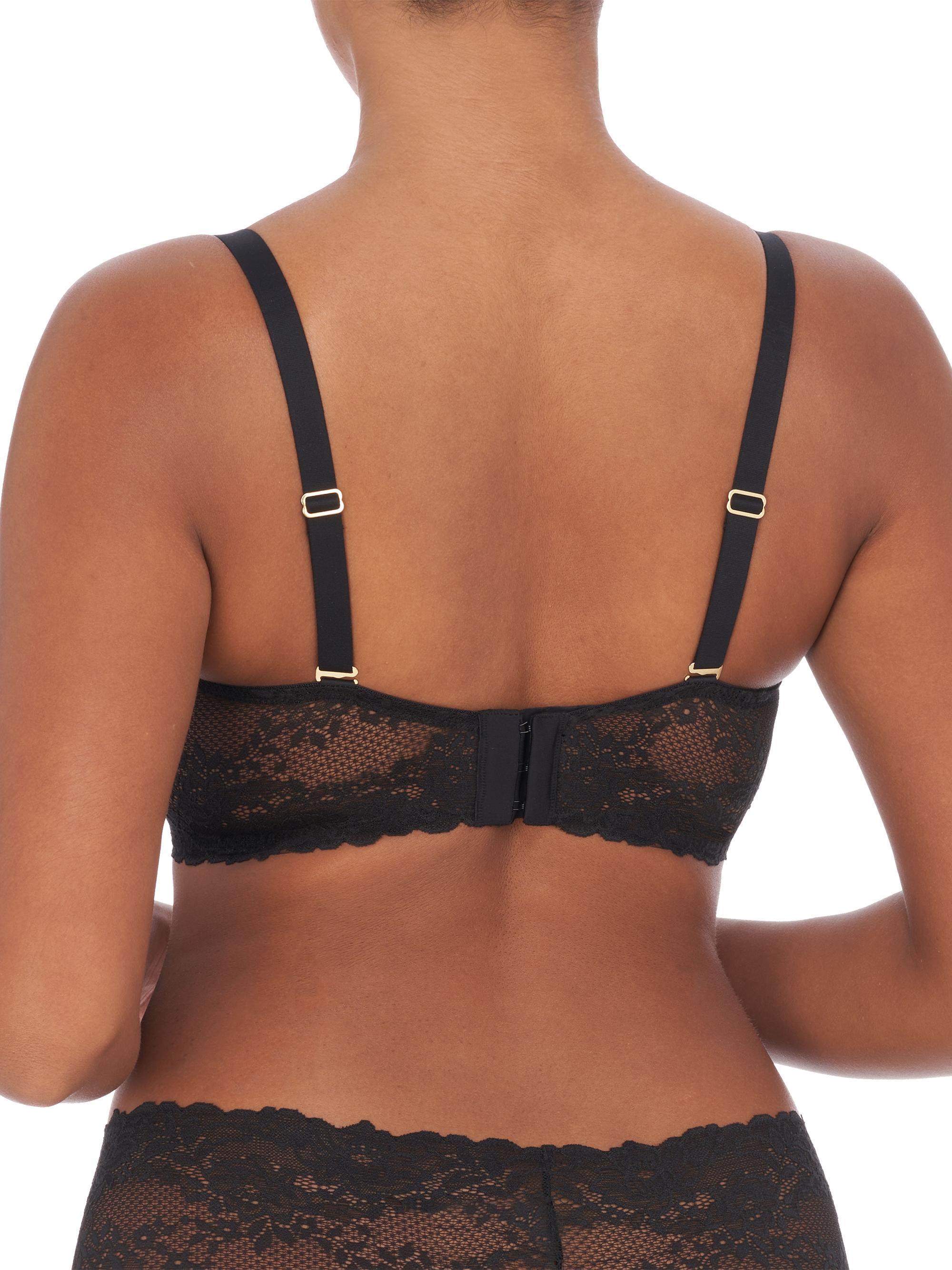 Natori Women's Heavenly Lace Convertible Balconette Bra - Black | Thumbnail 6