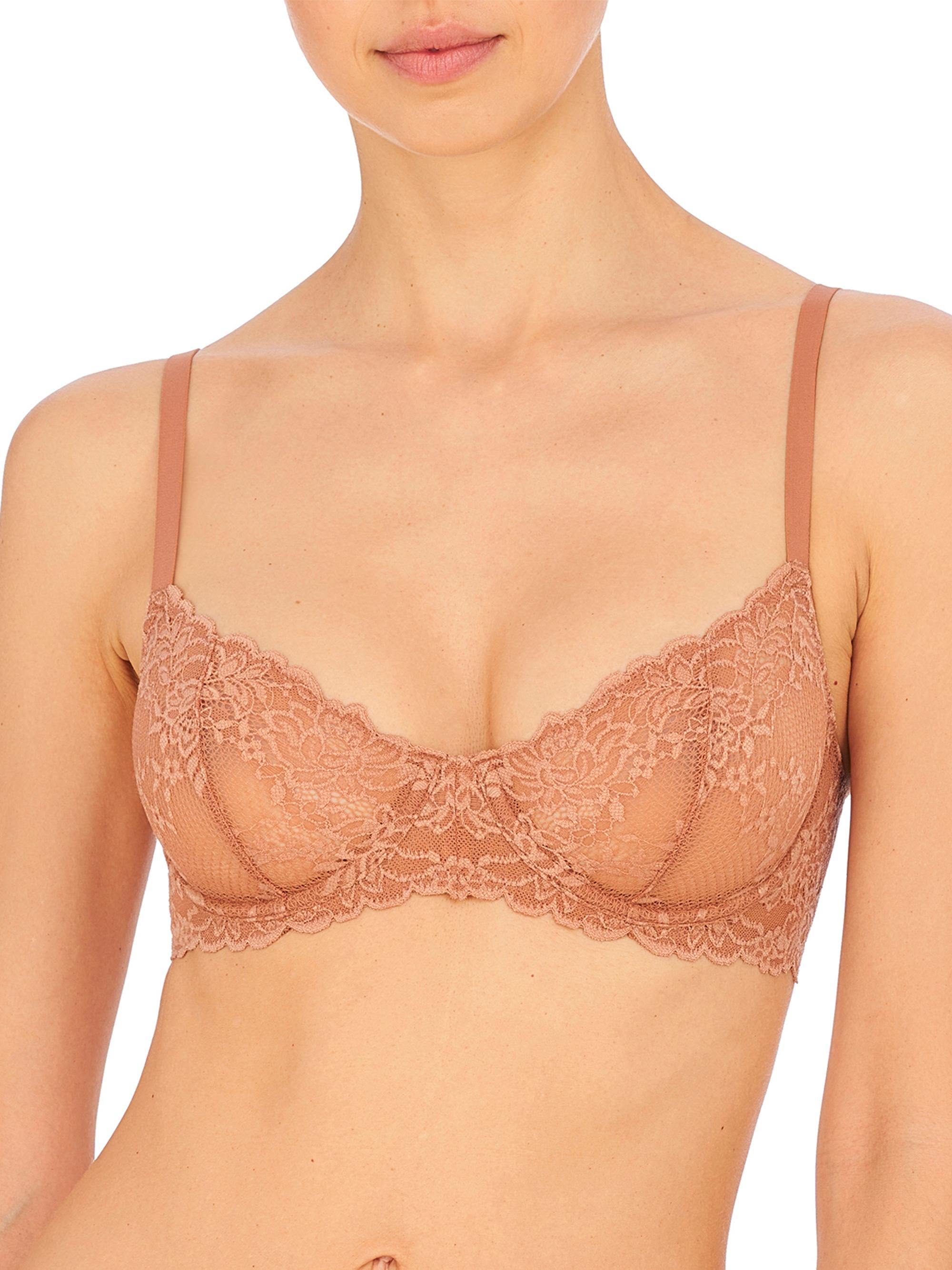 Natori Women's Heavenly Lace Convertible Balconette Bra - Glow