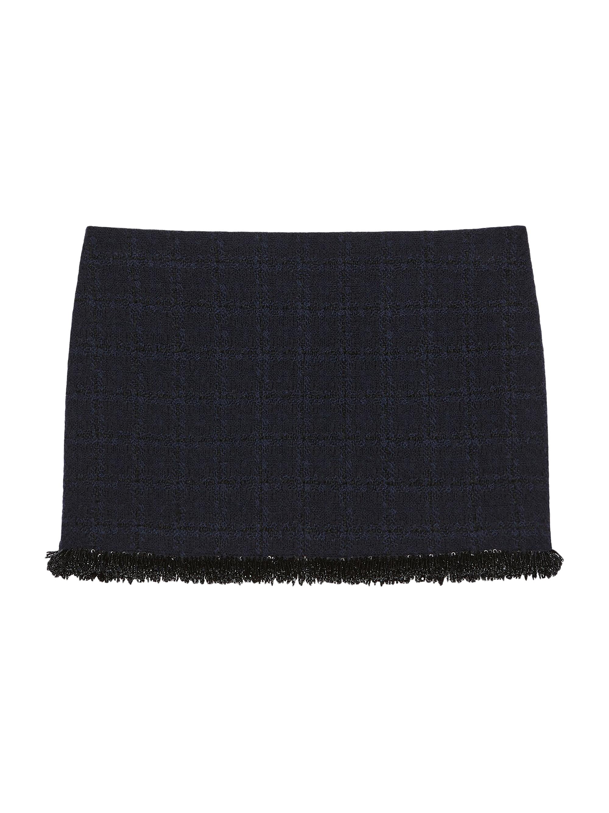 Givenchy Women's Mini Skirt in Tweed - Dark Navy
