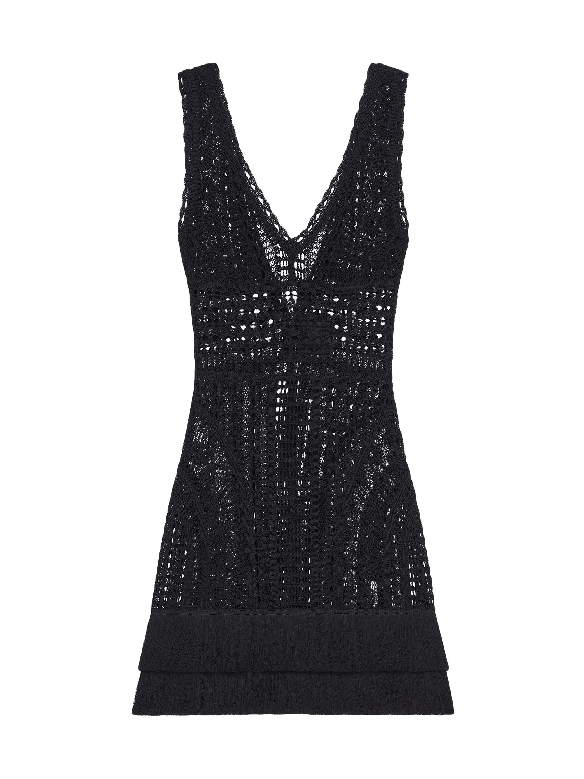 Givenchy Women's Plage Dress in Crochet - Black