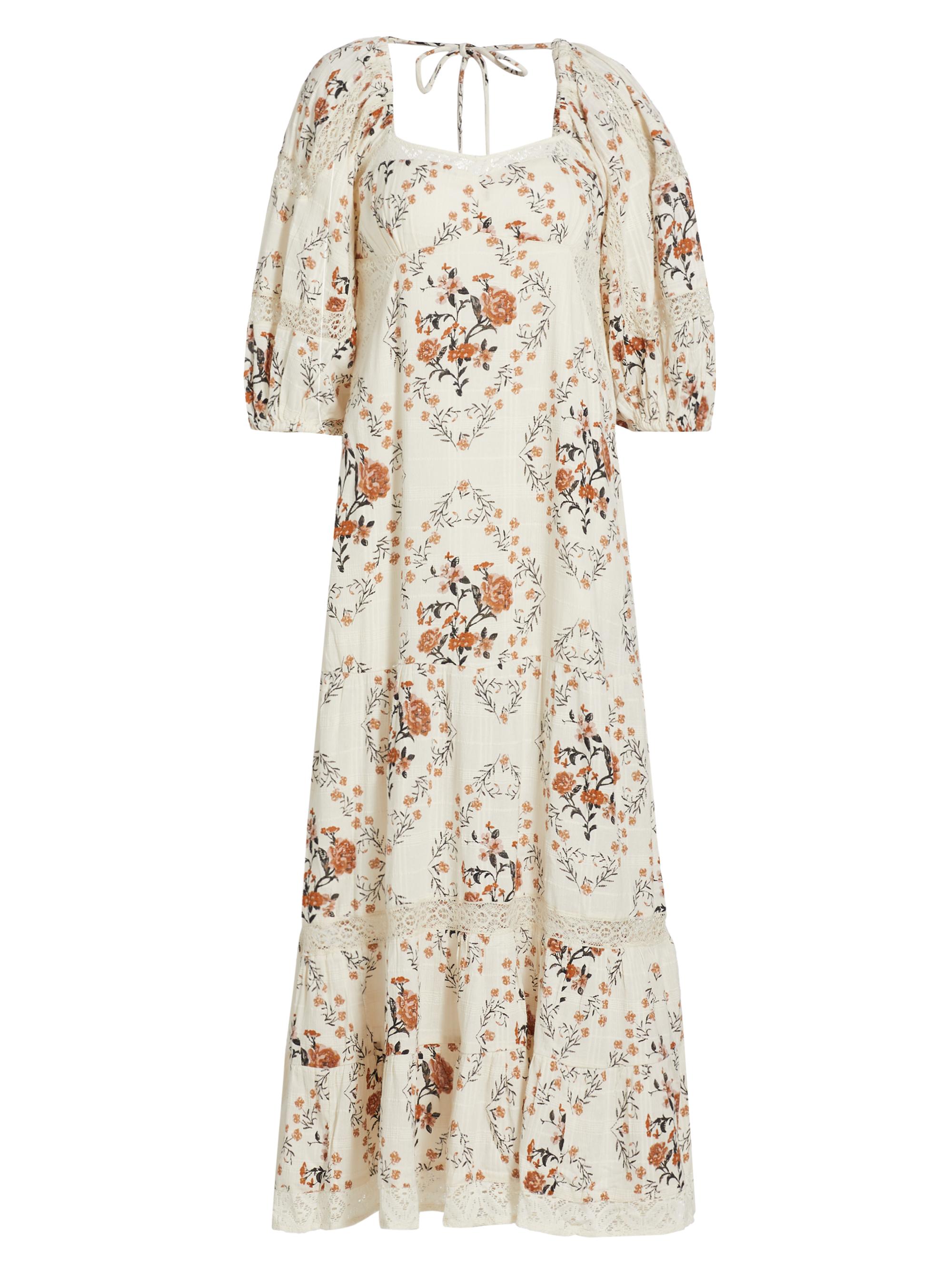 Free People Women's All The Attitude Floral Maxi Dress - Light Combo