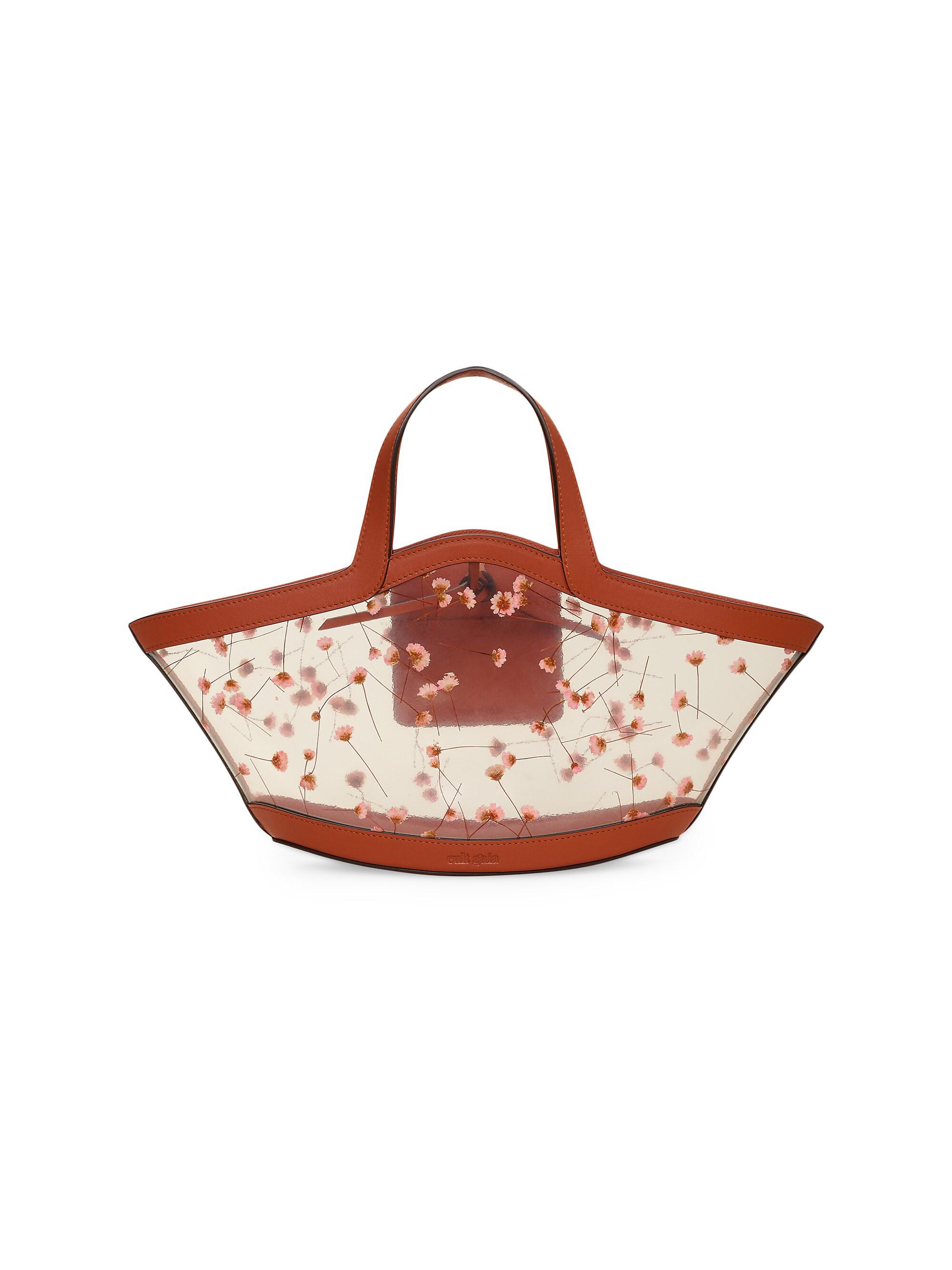 Cult Gaia Women's Mini Yara Floral Tote Bag - Currant Multi