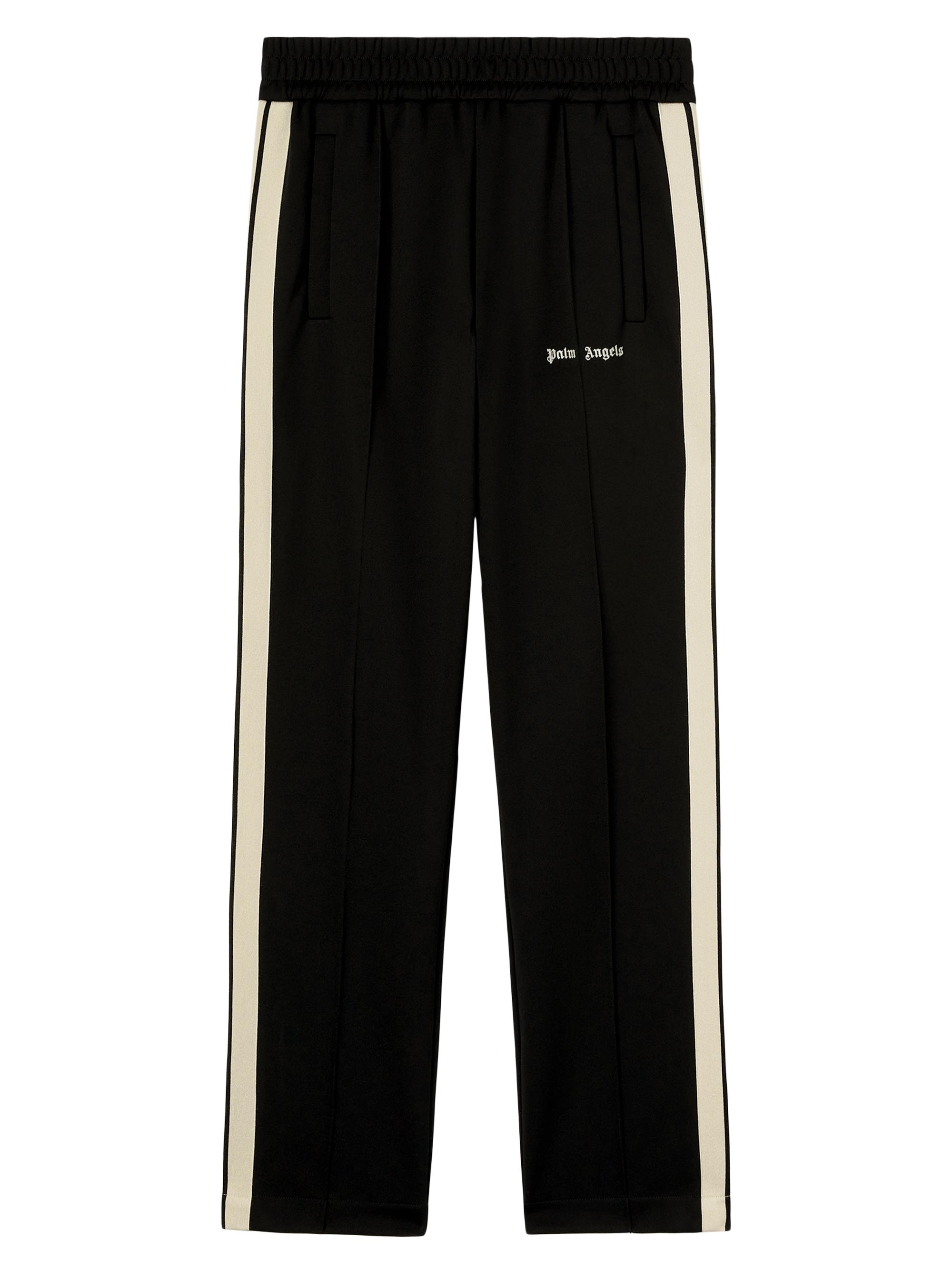 palm angels ブラック カーゴパンツ Palm Angels logo-print Drawstring Track Pants | Black | FARFETCH