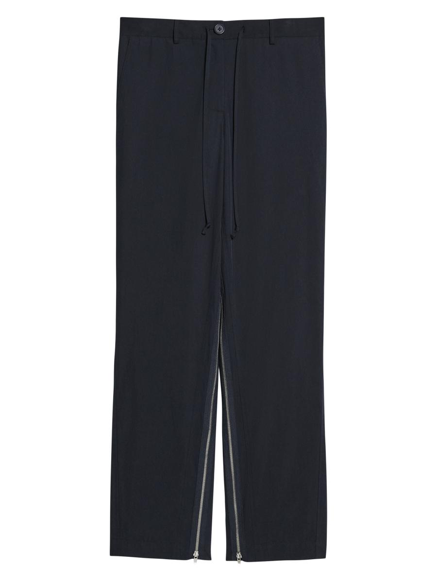 Shop Helmut Lang Cotton-Blend Wide-Leg Zip Pants | Saks Shop Helmut Lang Cotton-Blend Wide-Leg Zip Pants | Saks
