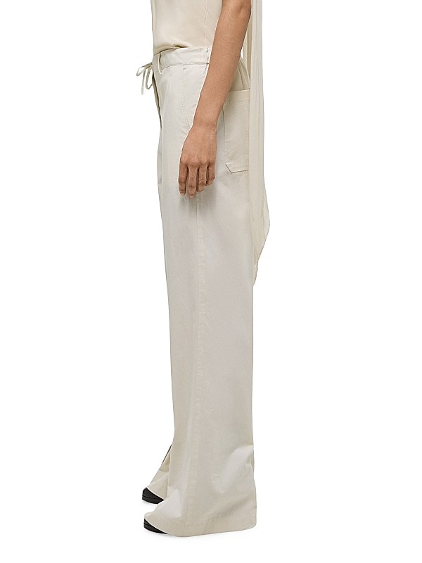 Shop Helmut Lang Cotton-Blend Wide-Leg Zip Pants | Saks Shop Helmut Lang Cotton-Blend Wide-Leg Zip Pants | Saks