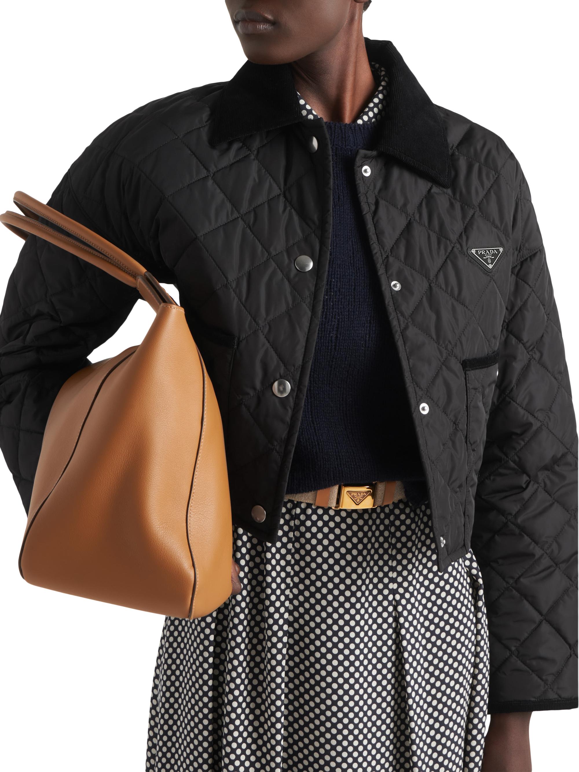 ラインヴァンド LEINWANDE Nylon Cropped Jacket ラインヴァンド LEINWANDE Nylon Cropped Jacket