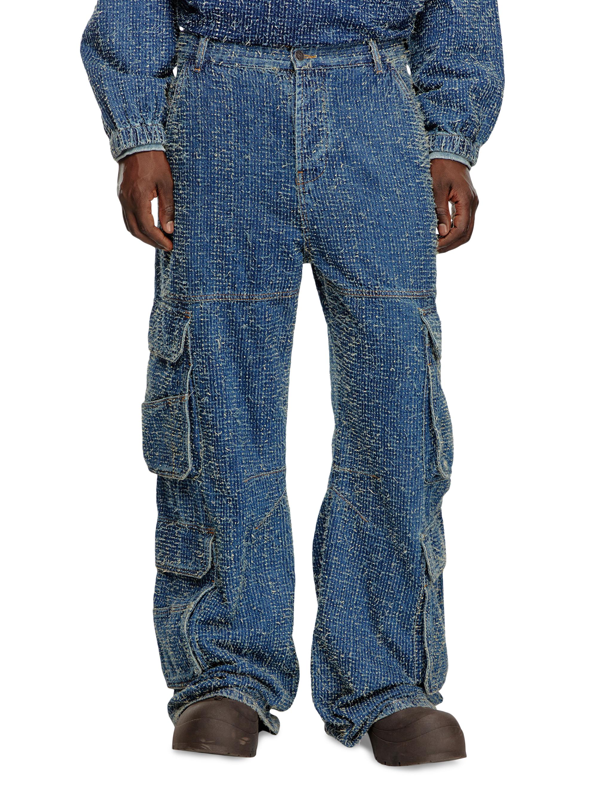 Diesel Men's Sire Cargo Jeans - Denim