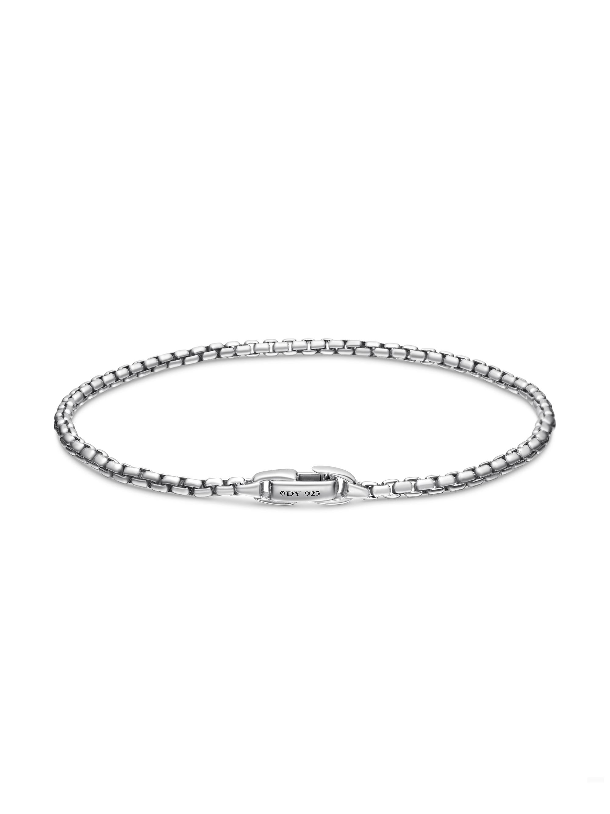 David Yurman Box Chain Bracelet in Sterling Silver, 2.7MM | Saks