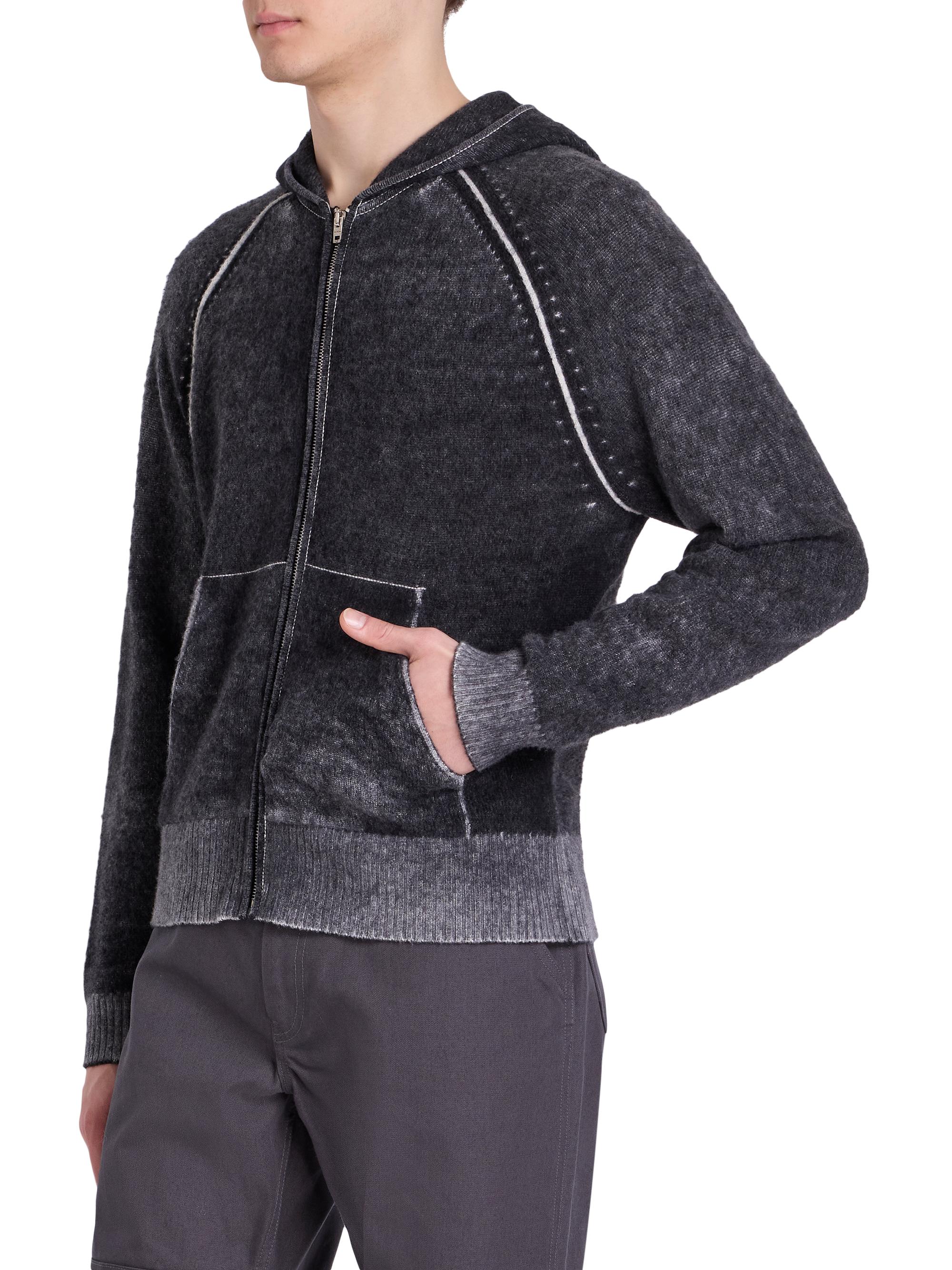 Acne Studios Kupiter Vintage Wool-Cashmere Full-Zip Hoodie | Saks
