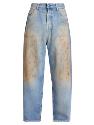 Shop Acne Studios Penicillin Distressed Relaxed-Fit Jeans | Saks Fifth  Avenue
