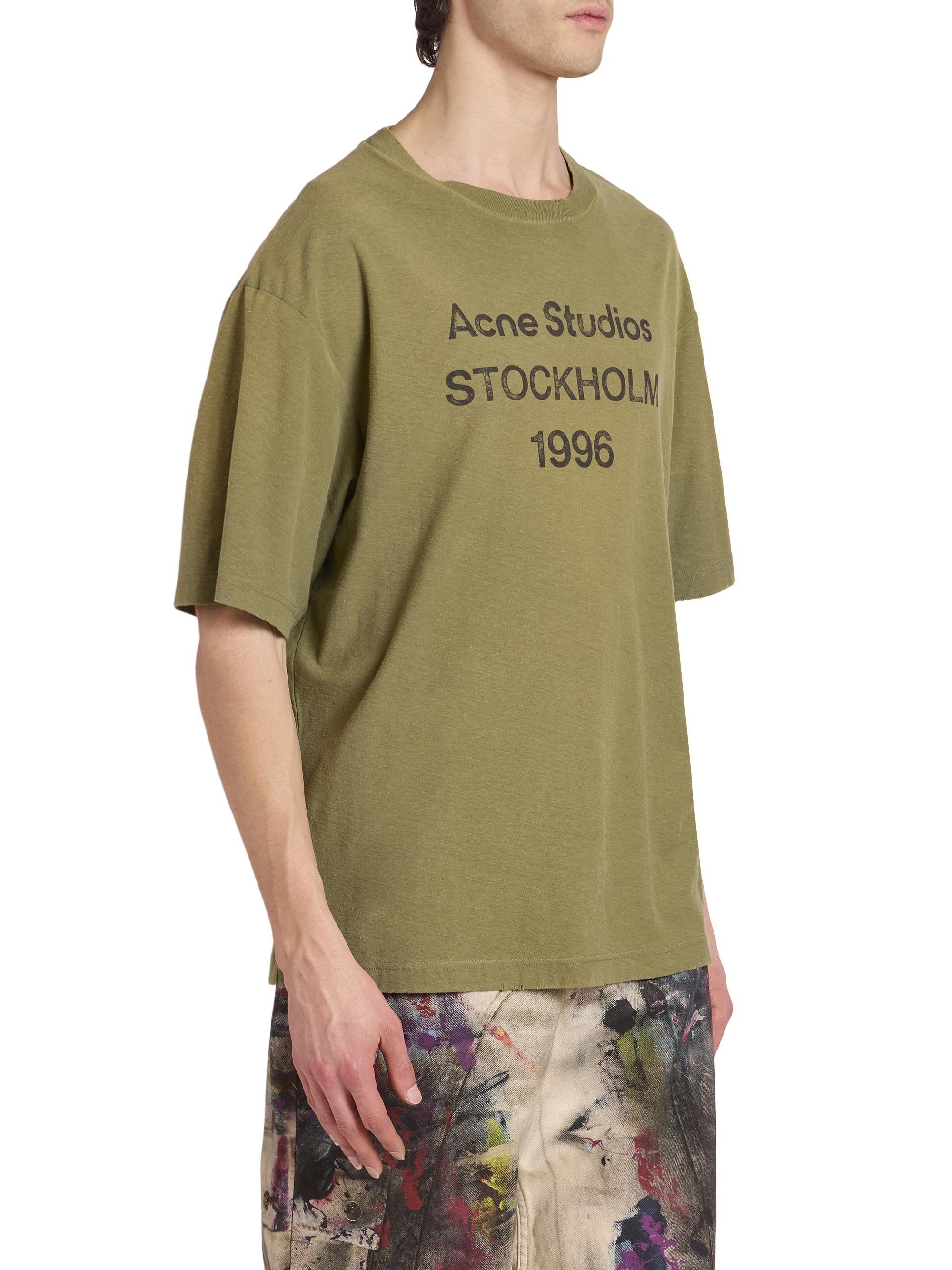 Acne Studios Exford U 1996 Logo T-Shirt | Saks Fifth Avenue