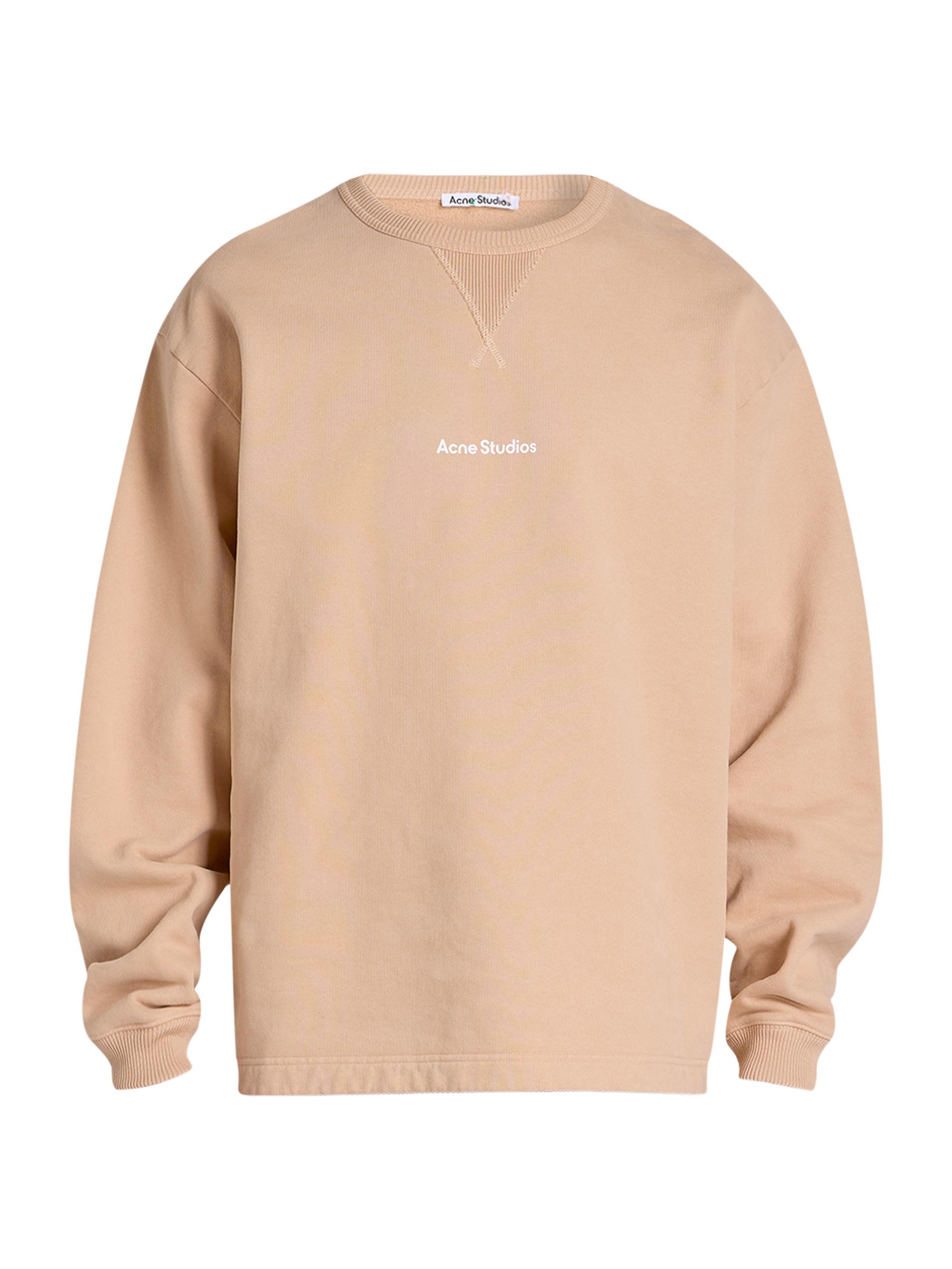 Shop Acne Studios Fin U Stamp Logo Crewneck Sweatshirt | Saks 