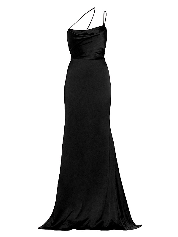 vera wang black strapless dress Long Netting Flare Bottom Size 2 missing removable straps Vera Wang Lavender Label Yellow