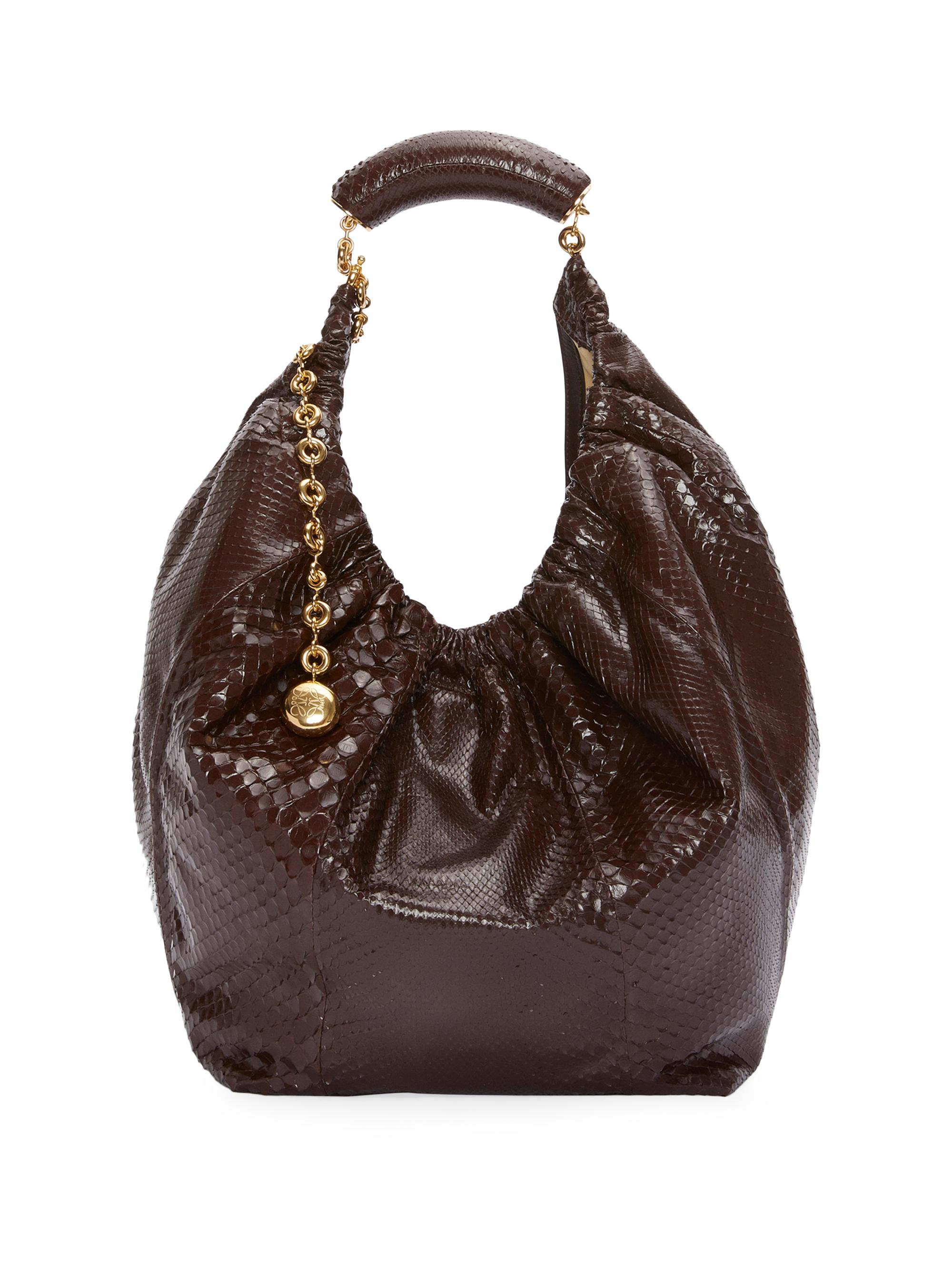 LOEWE Medium Squeeze Leather Shoulder Bag | Saks Fifth Avenue