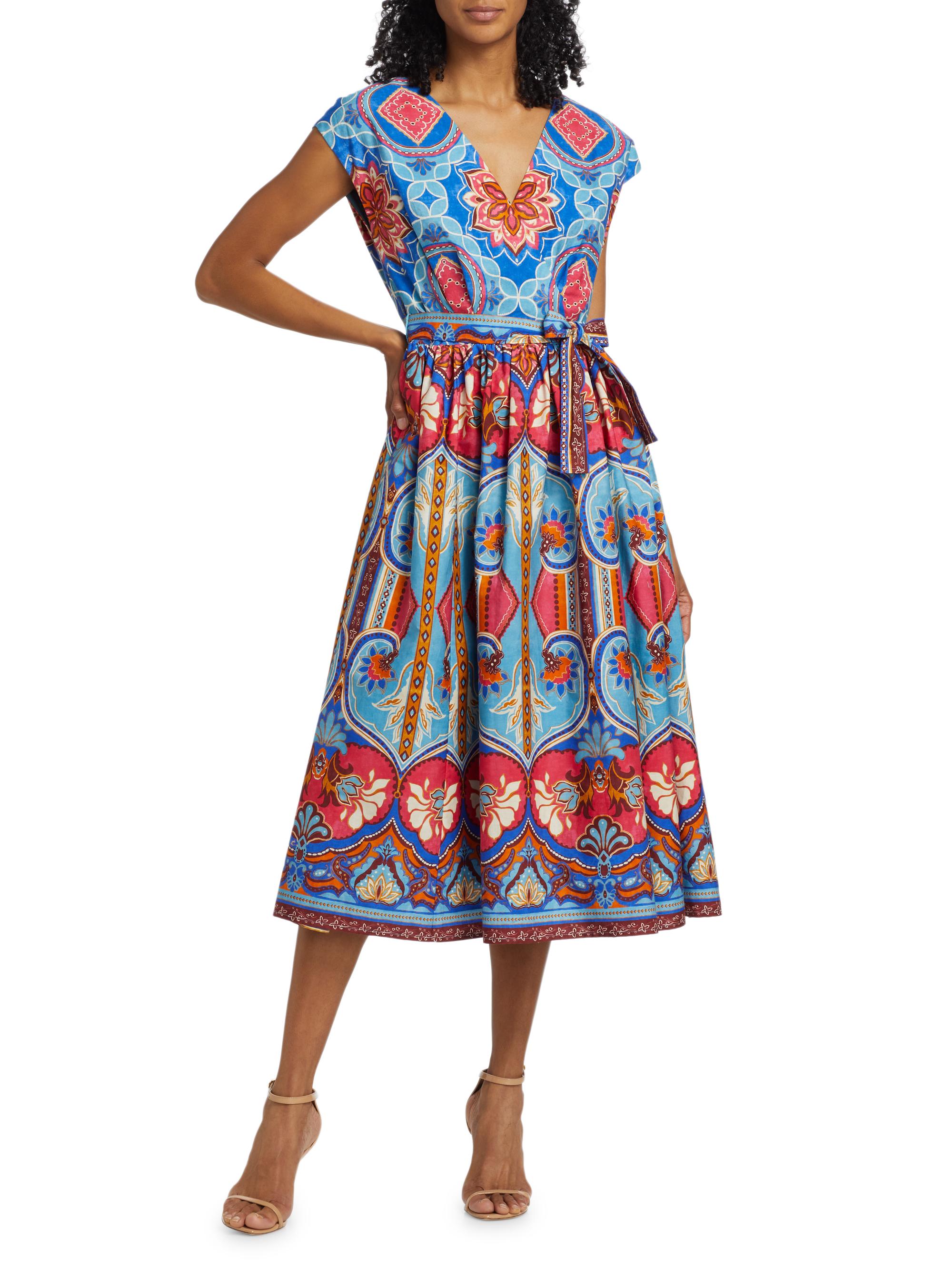 knee length dresses for ladies T-Tahari Garden Midi Dress – Elie Tahari