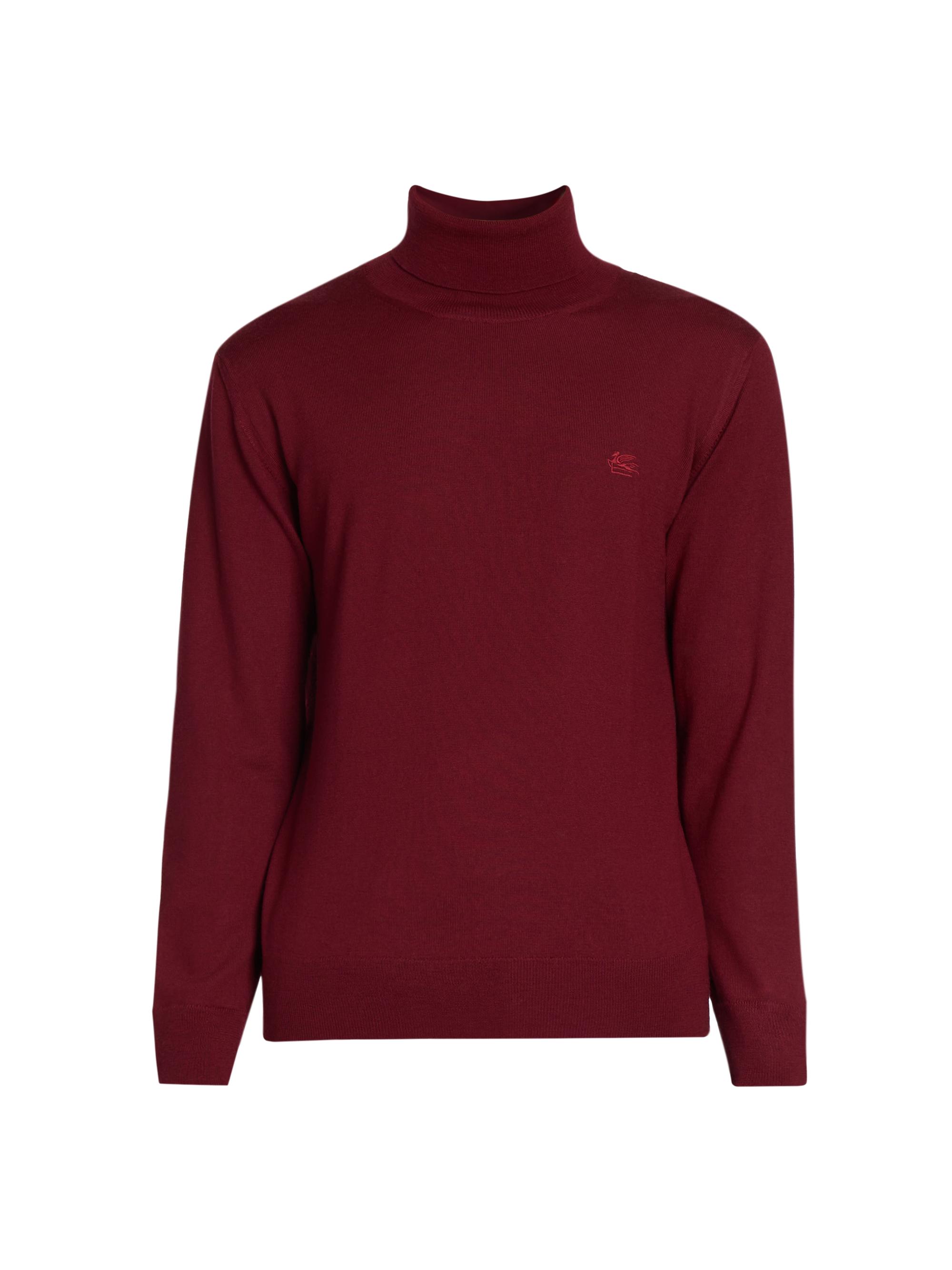 Etro Men's Wool Turtleneck Top - Red