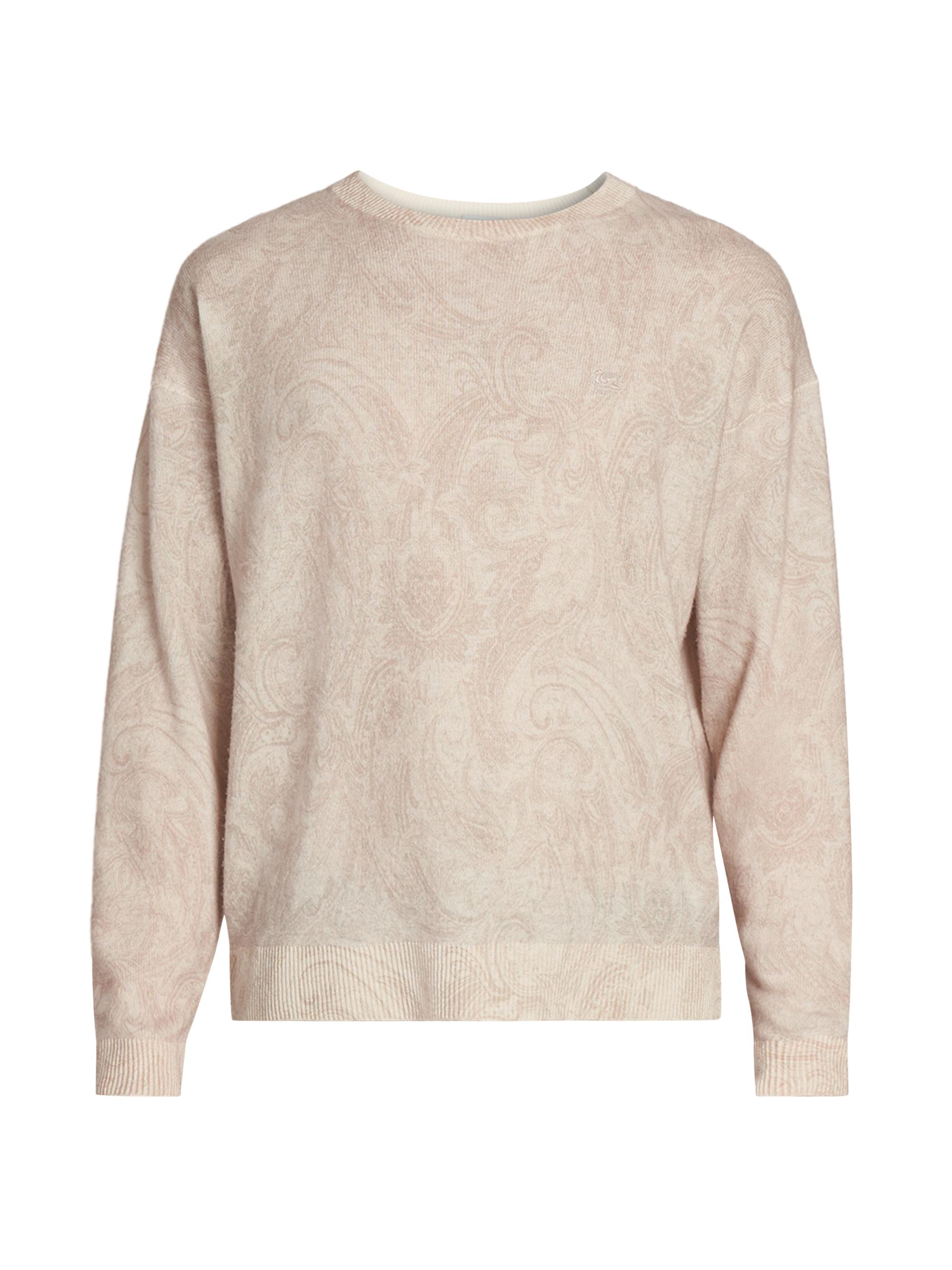 Etro Men's MRW Wool Crewneck Sweater - Grigio