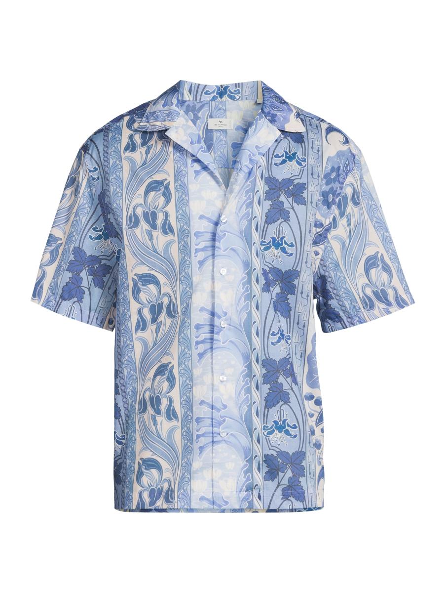 Etro Paisley Bowling Short-Sleeve Shirt | Saks Fifth Avenue