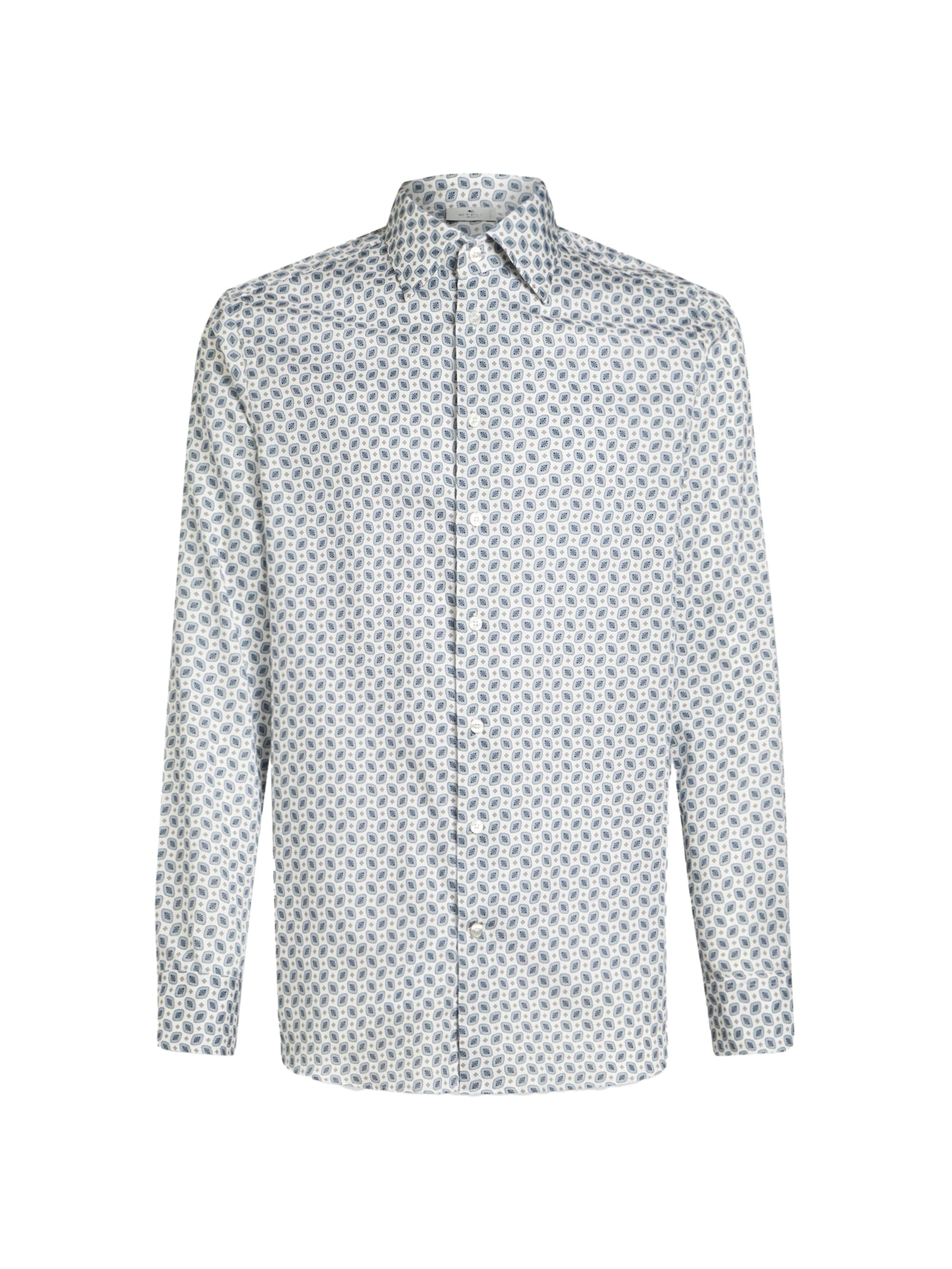 Etro Men's Roma Cotton Shirt - Blue