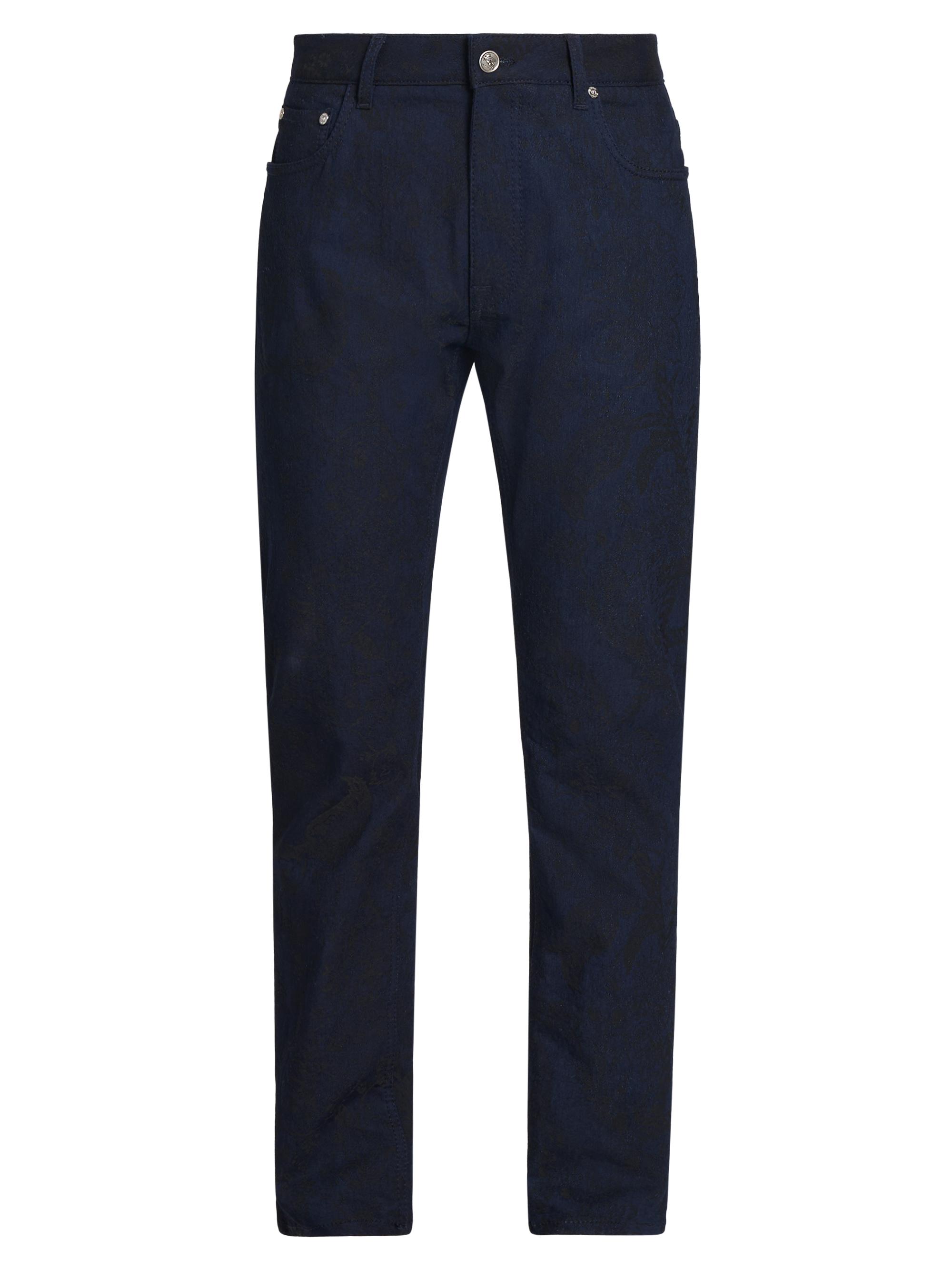 Etro Men's Roma Five-Pocket Straight-Leg Jeans - Blue