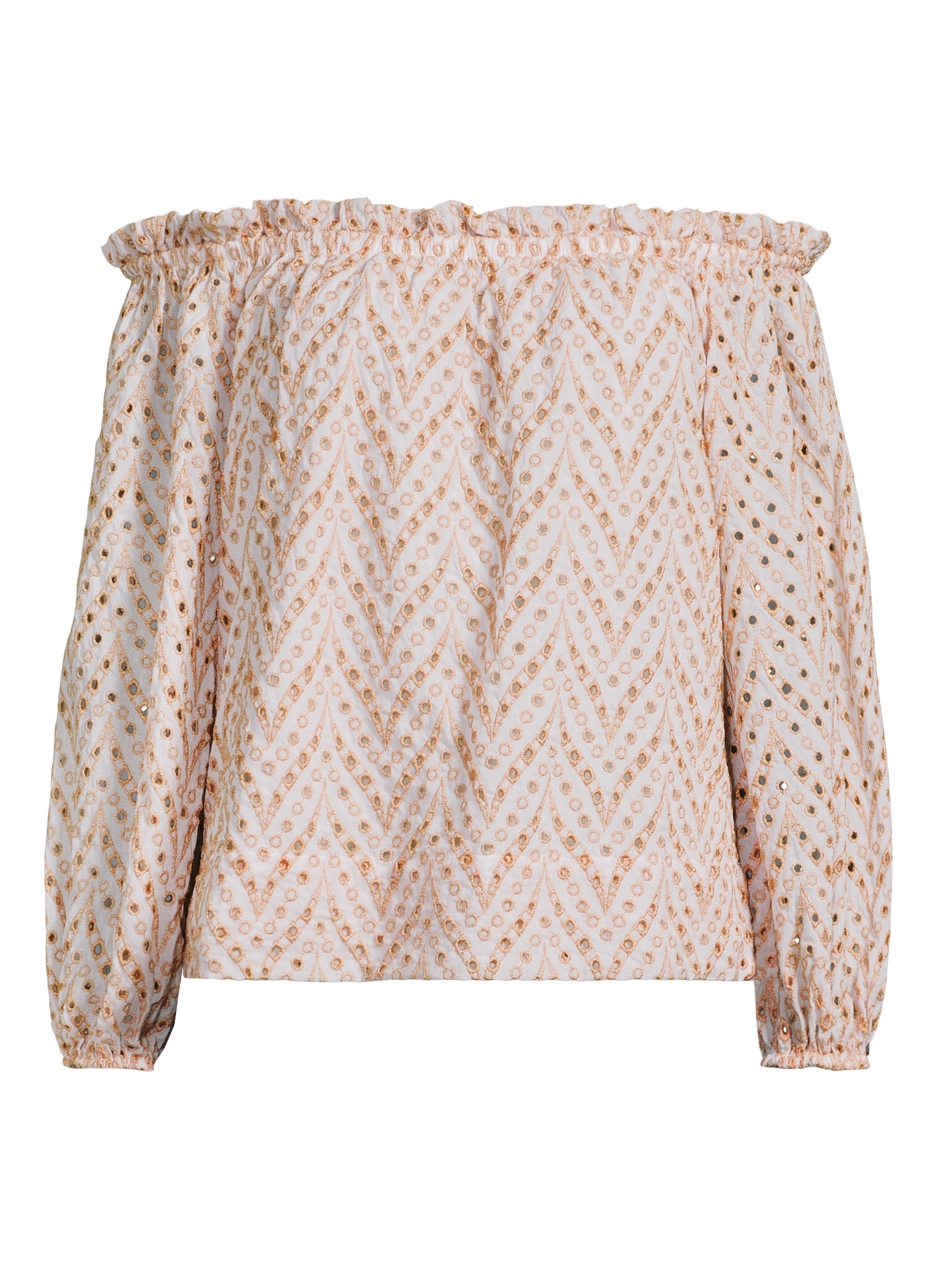 Lilly Pulitzer Women's Aimes Off-the-Shoulder Top - Sand Bar Mermaid