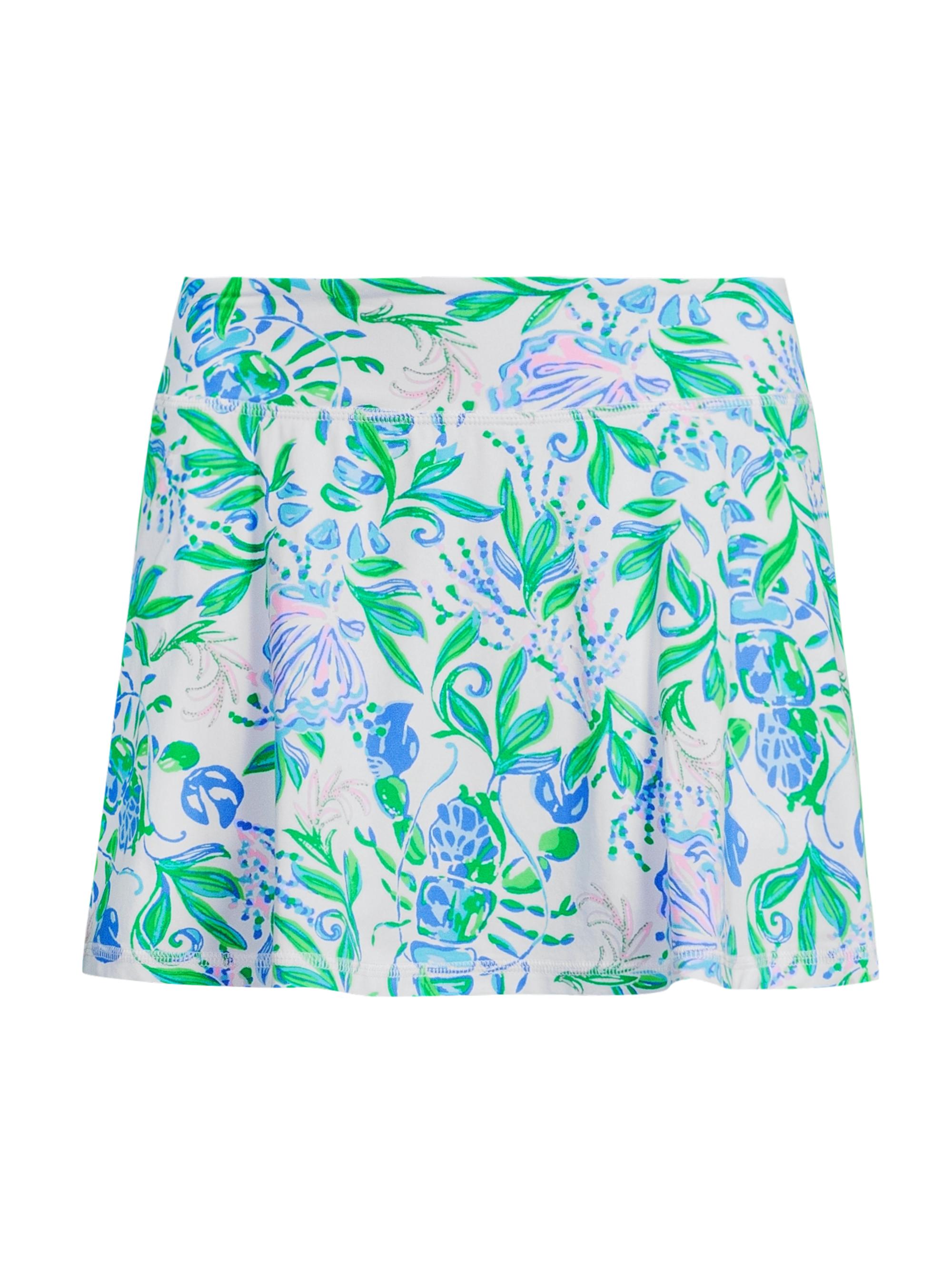 Lilly Pulitzer Women's Aila Floral Skort - Resort White Just A Pinch