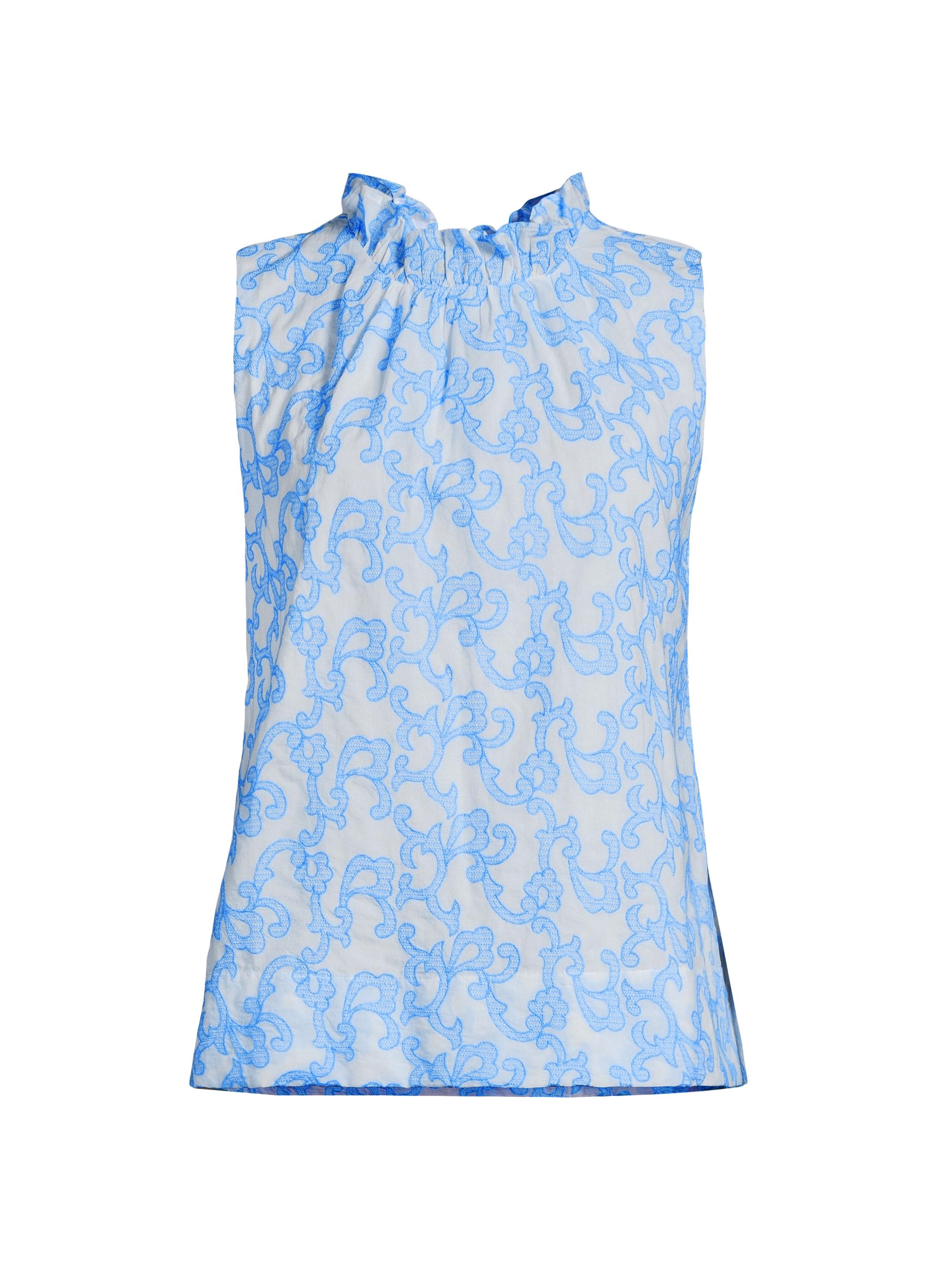 Lilly Pulitzer Women's Dahliana Filigree Top - Lunar Blue
