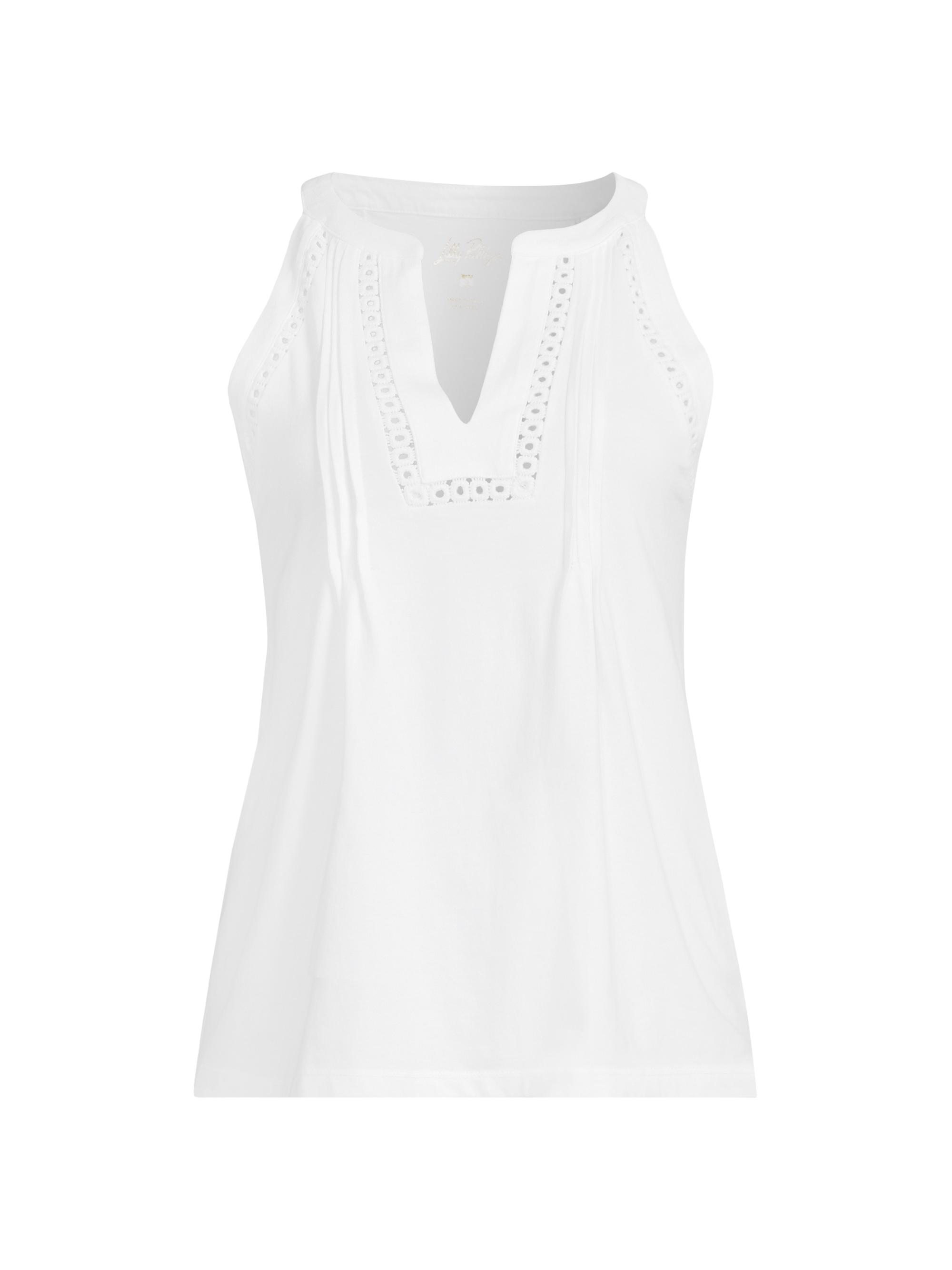Lilly Pulitzer Women's Issac Cotton Top - Resort White
