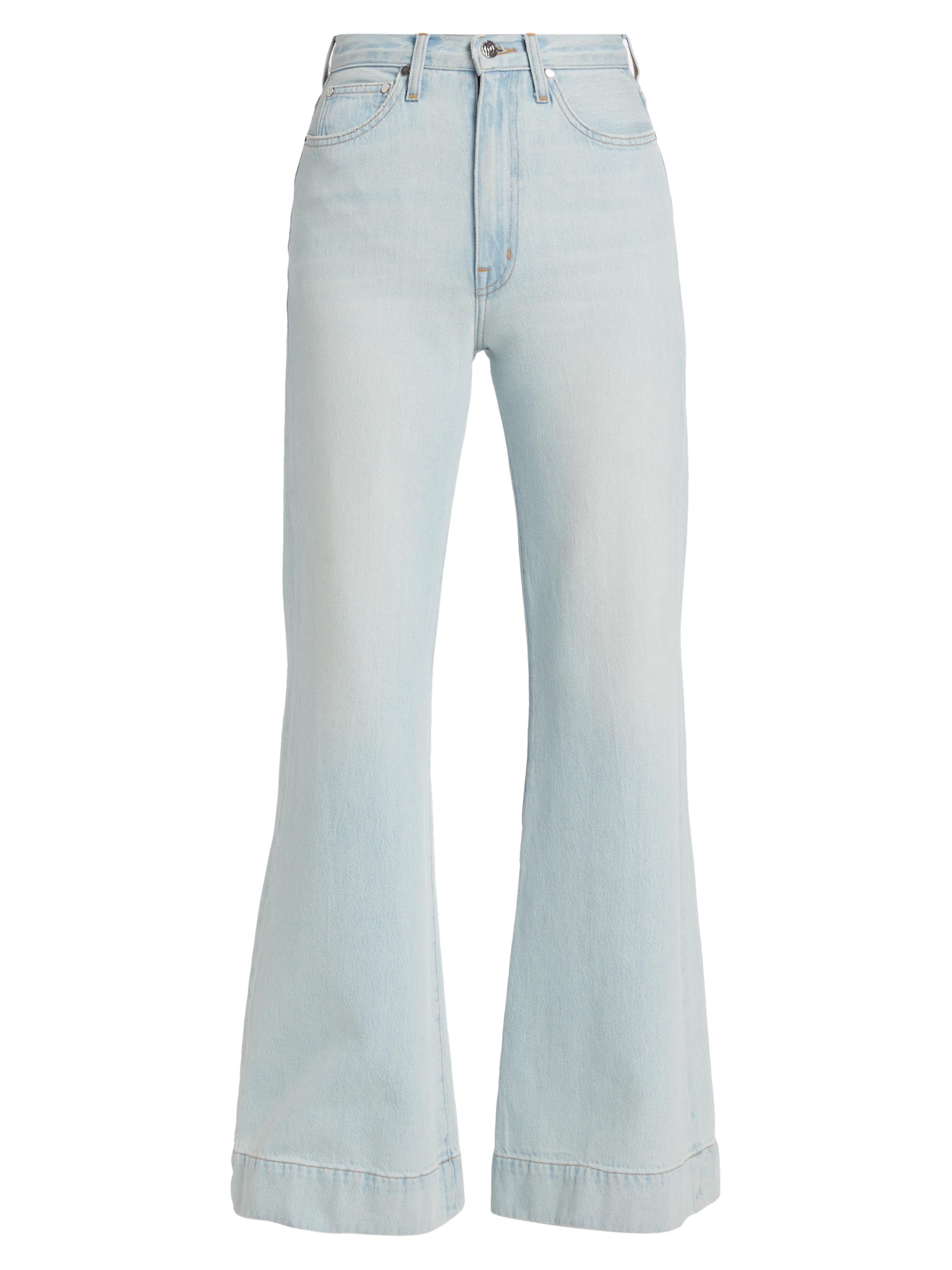 Derek Lam 10 Crosby Women's Coralie Wide-Leg Jeans - Cooper Light