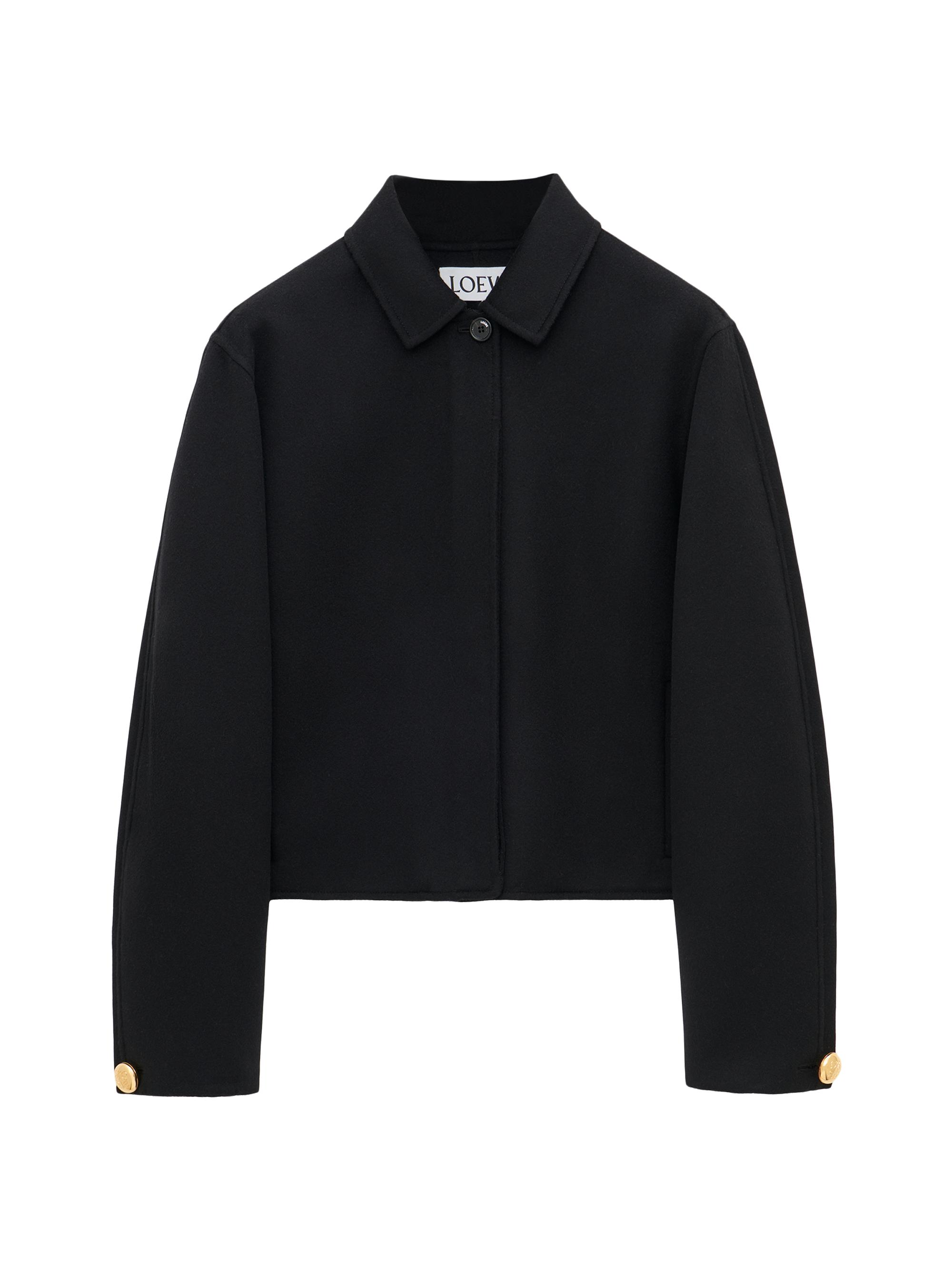 LOEWE Women's Pebble Wool-Cashmere Jacket - Black