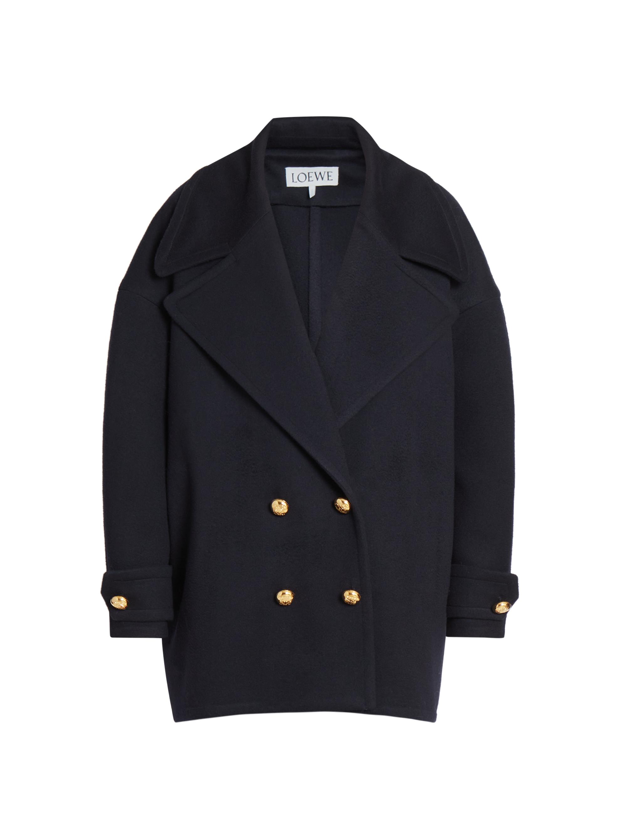 ジャケット・アウター LOEWE cashmere blend wool coat Loewe High-Neck Belted Wool-Cashmere Outer Coat - Bergdorf