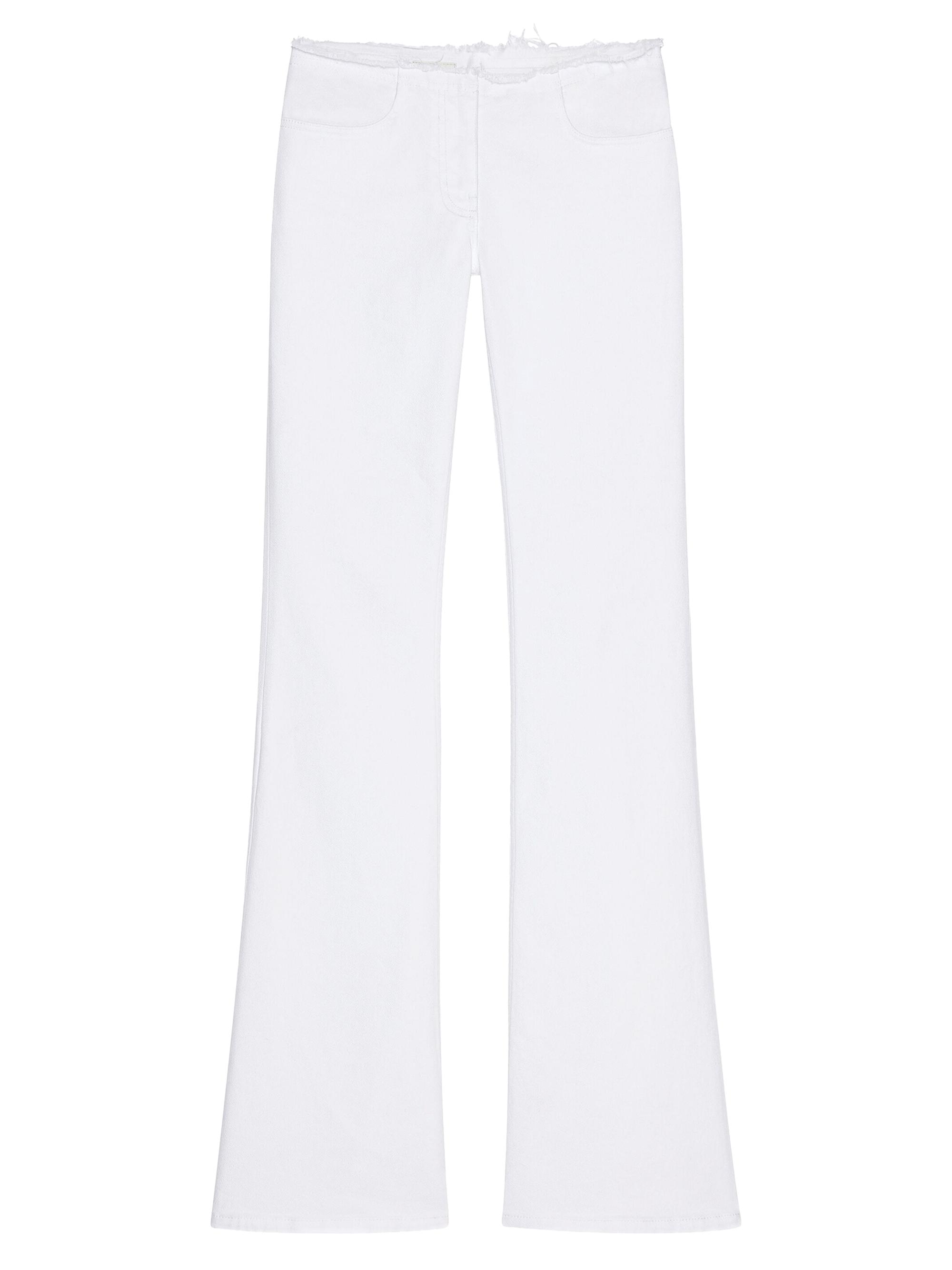 Givenchy Women's Slim Fit Jeans in Denim - White