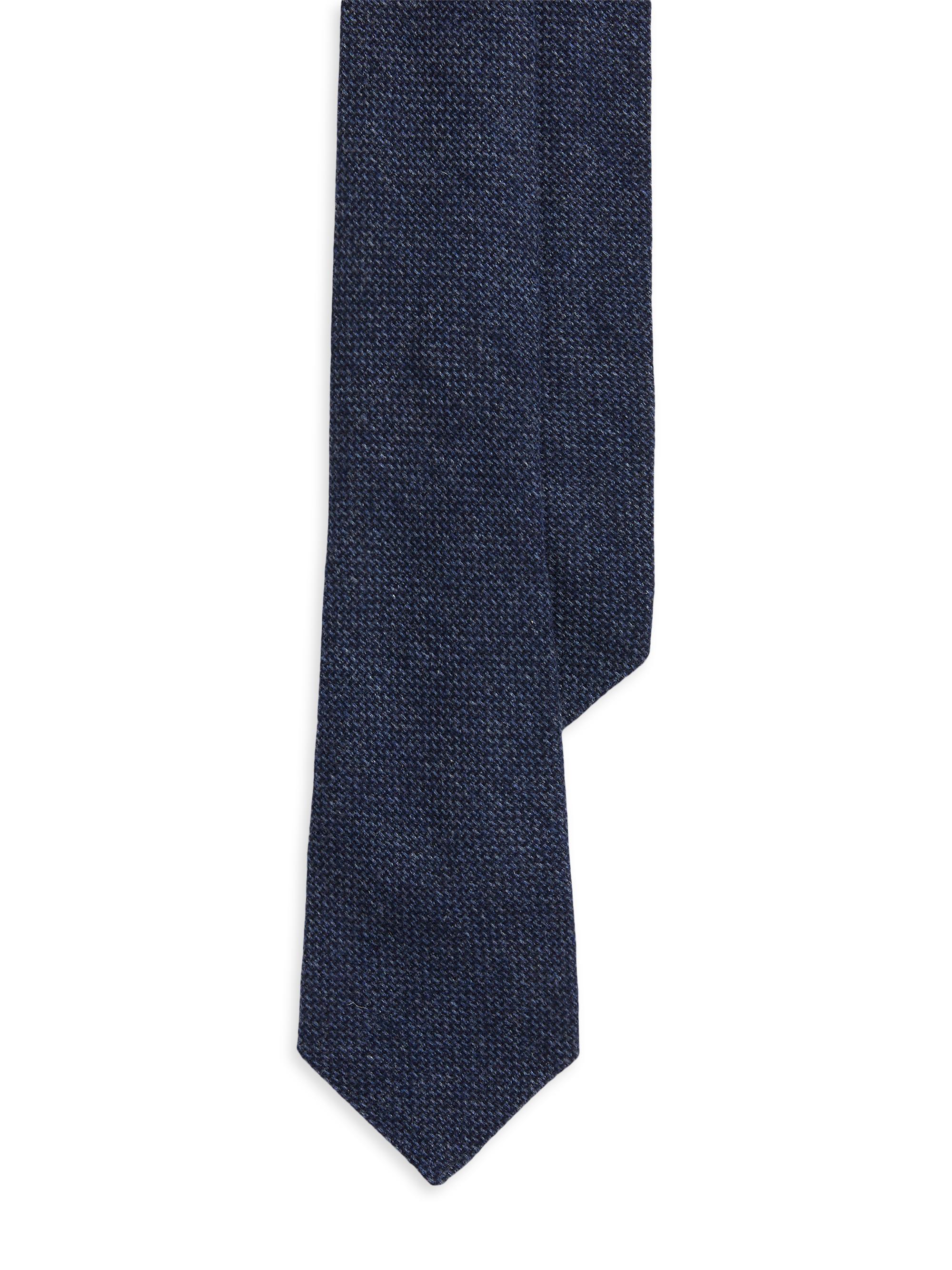 Ralph Lauren Purple Label Men's Cashmere Twill Tie Blue
