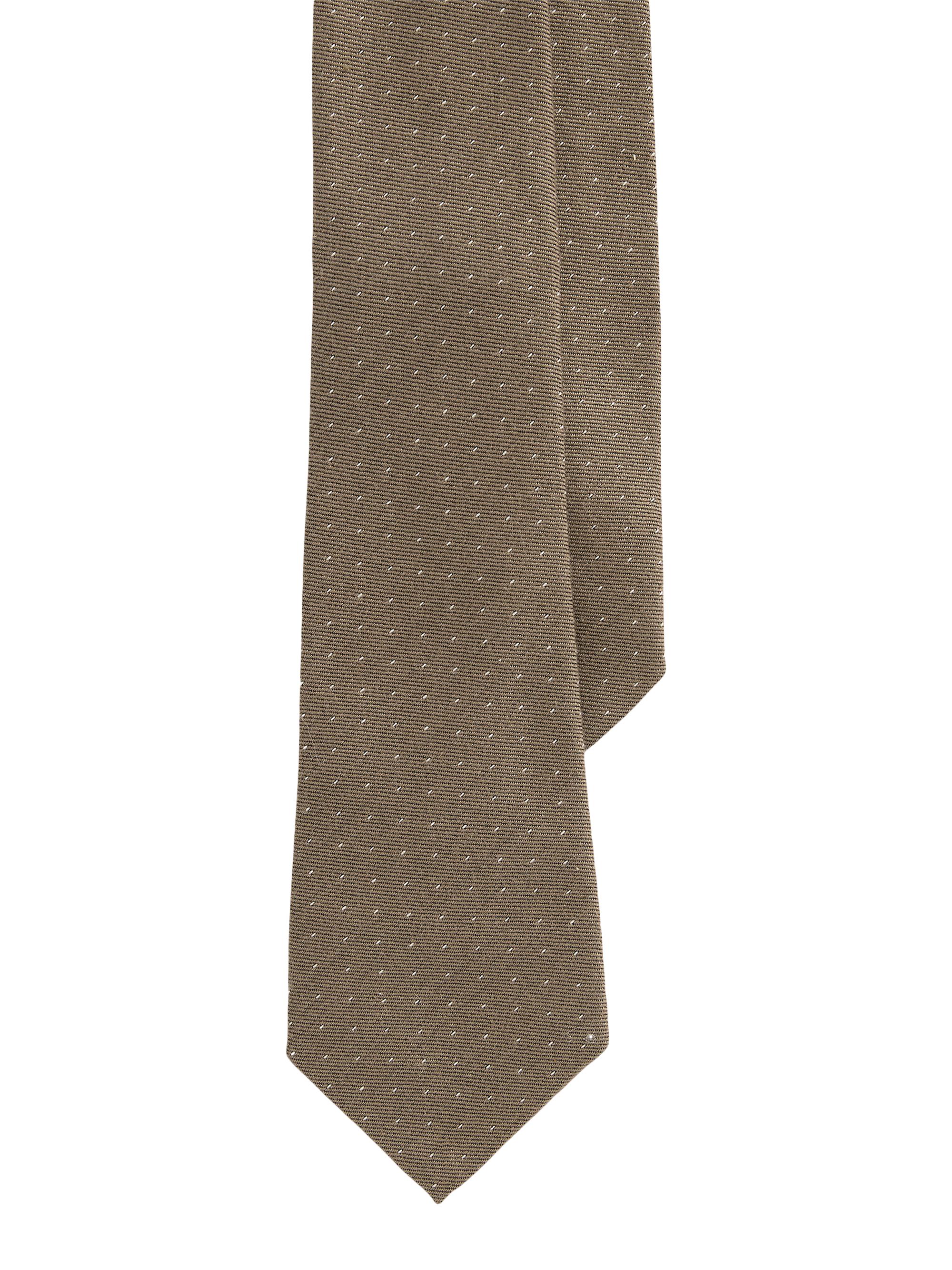 Ralph Lauren Purple Label Men's Silk-Cashmere Tie - Taupe