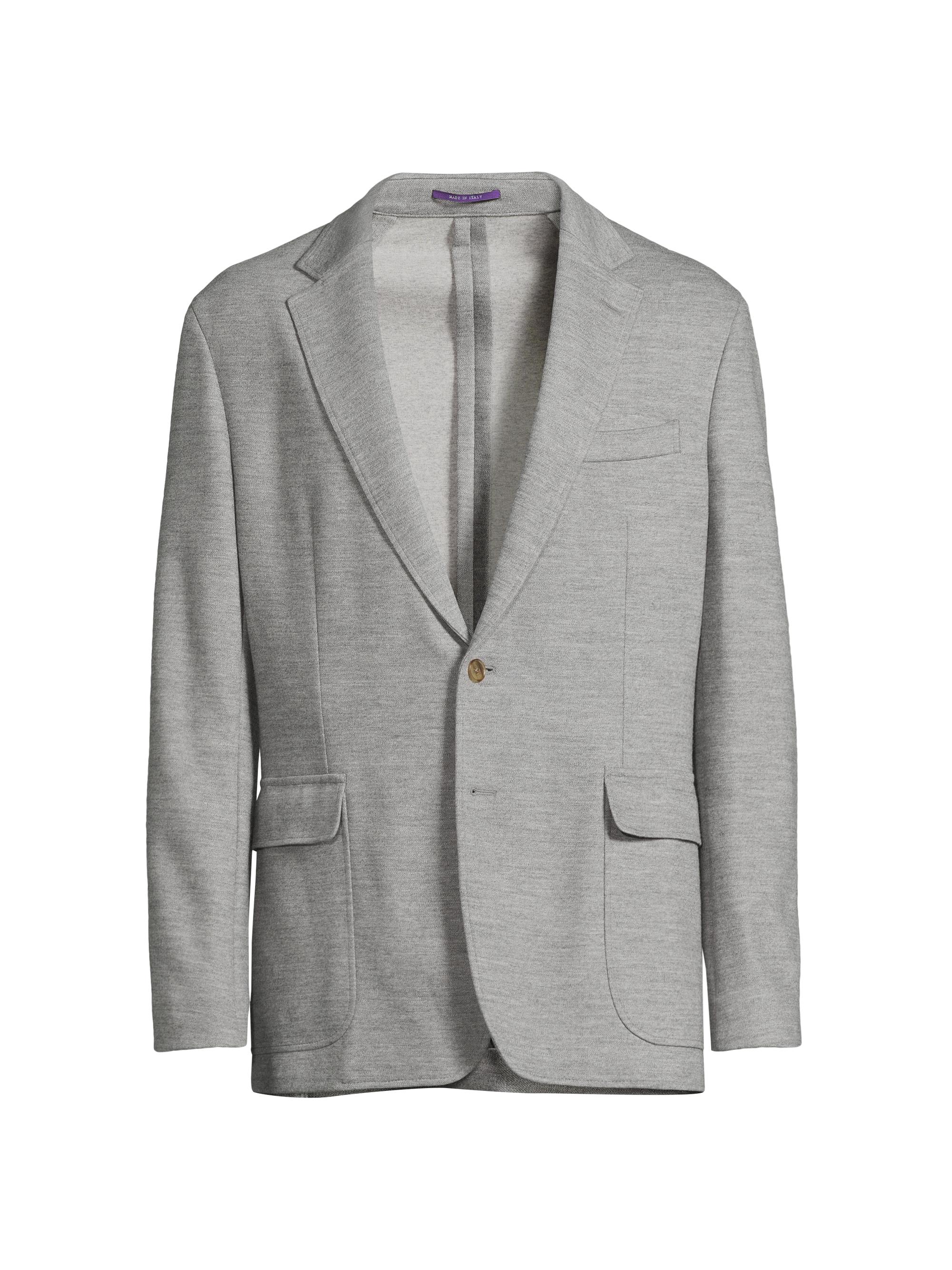 Ralph Lauren Purple Label Men's Hadley Heather Jacket - Medium Grey Melange