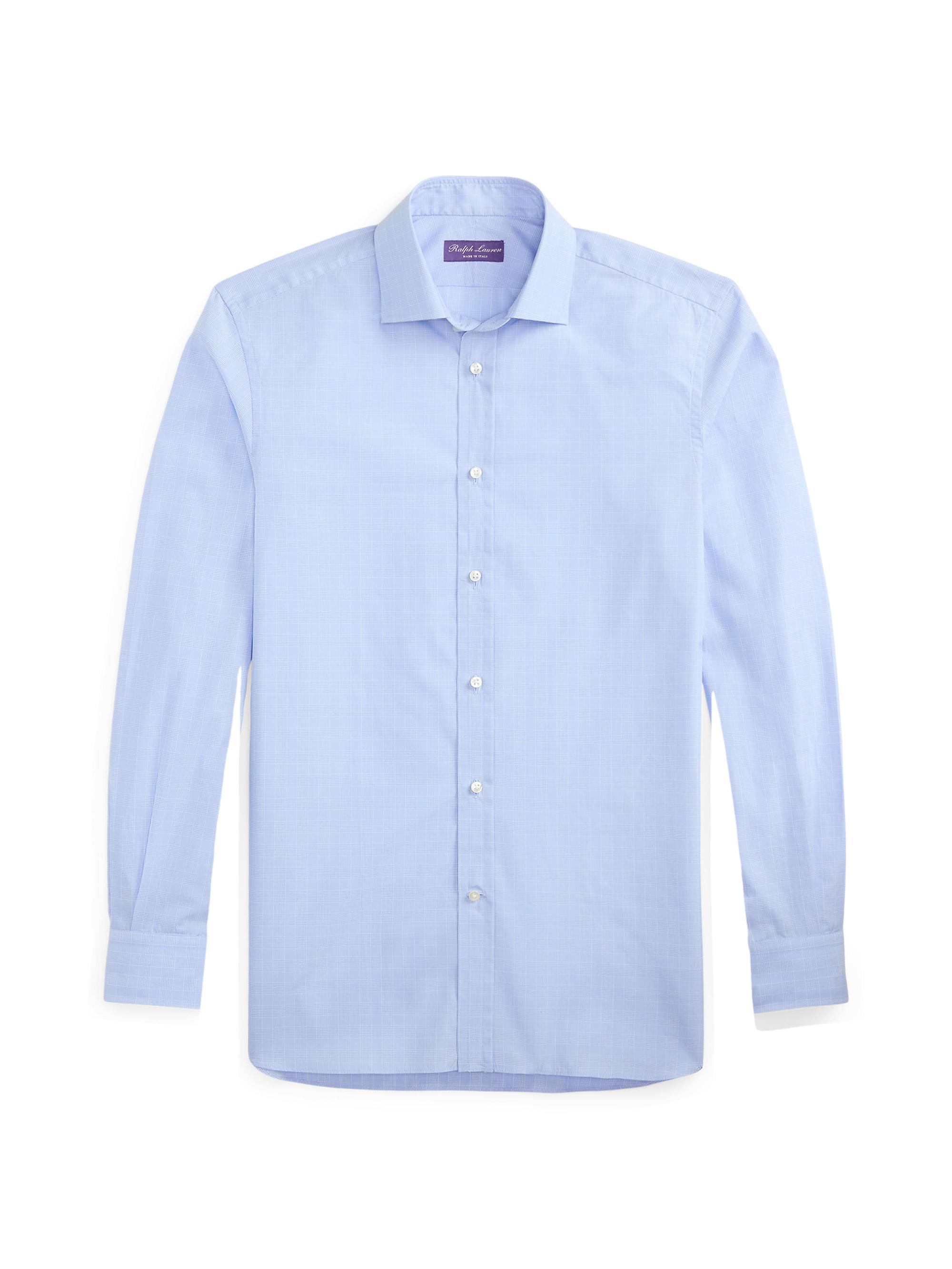 Ralph Lauren Purple Label Men's Aston Cotton Shirt - Blue