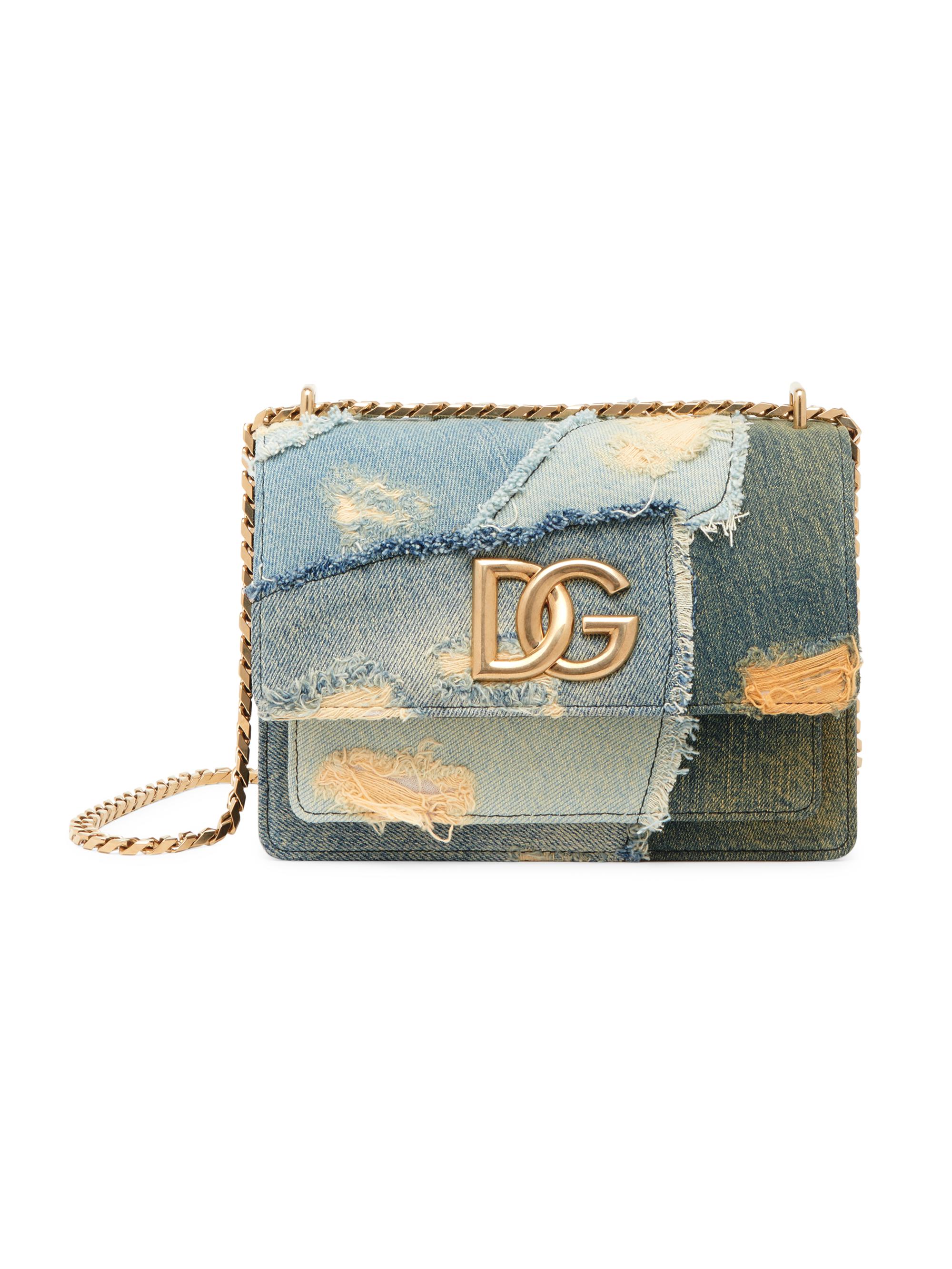Dolce & Gabbana Women's Denim & Leather Crossbody Bag - Denim Multi