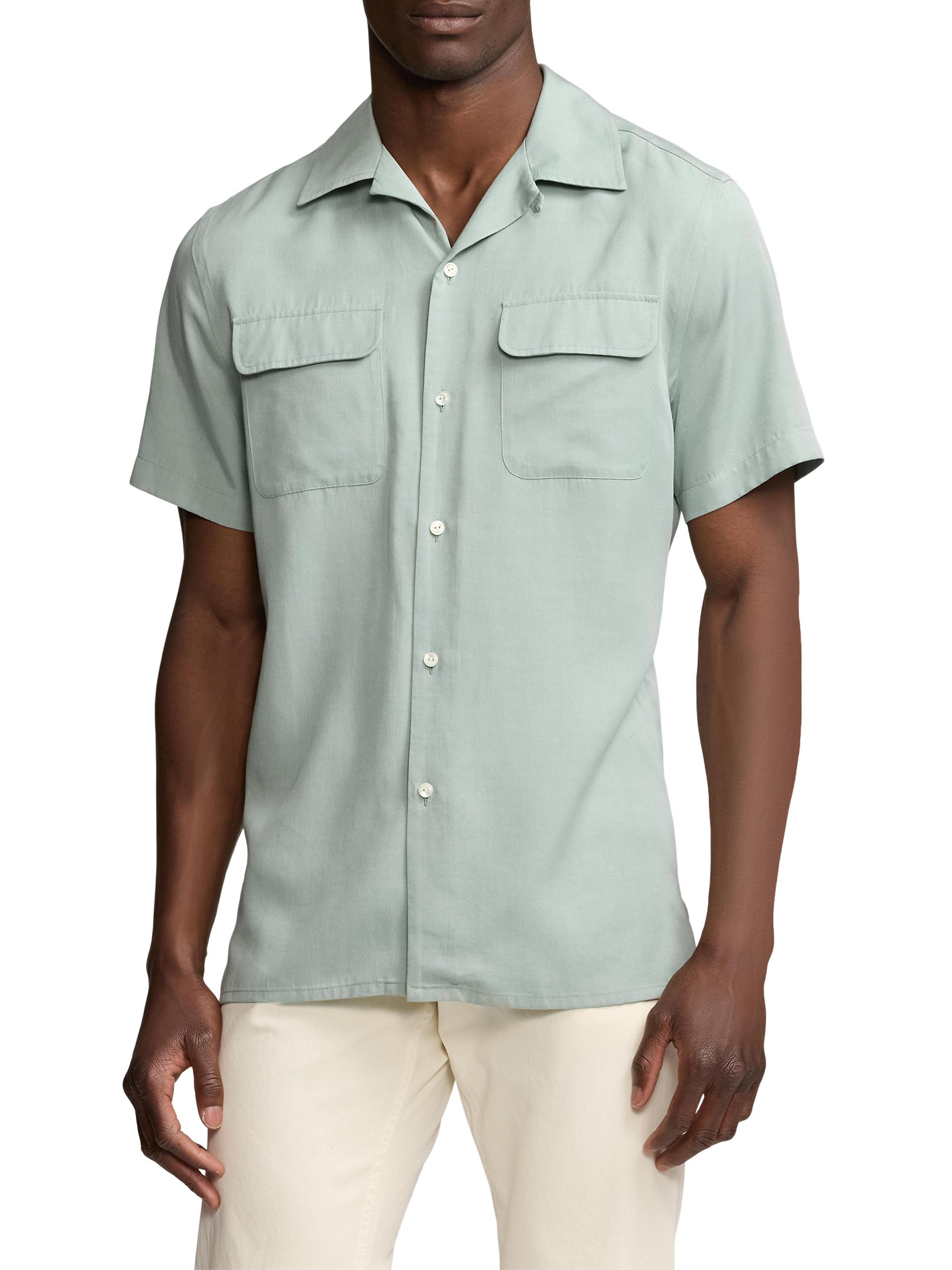 Ralph Lauren Purple Label Tie Camp Shirt | Saks Fifth Avenue