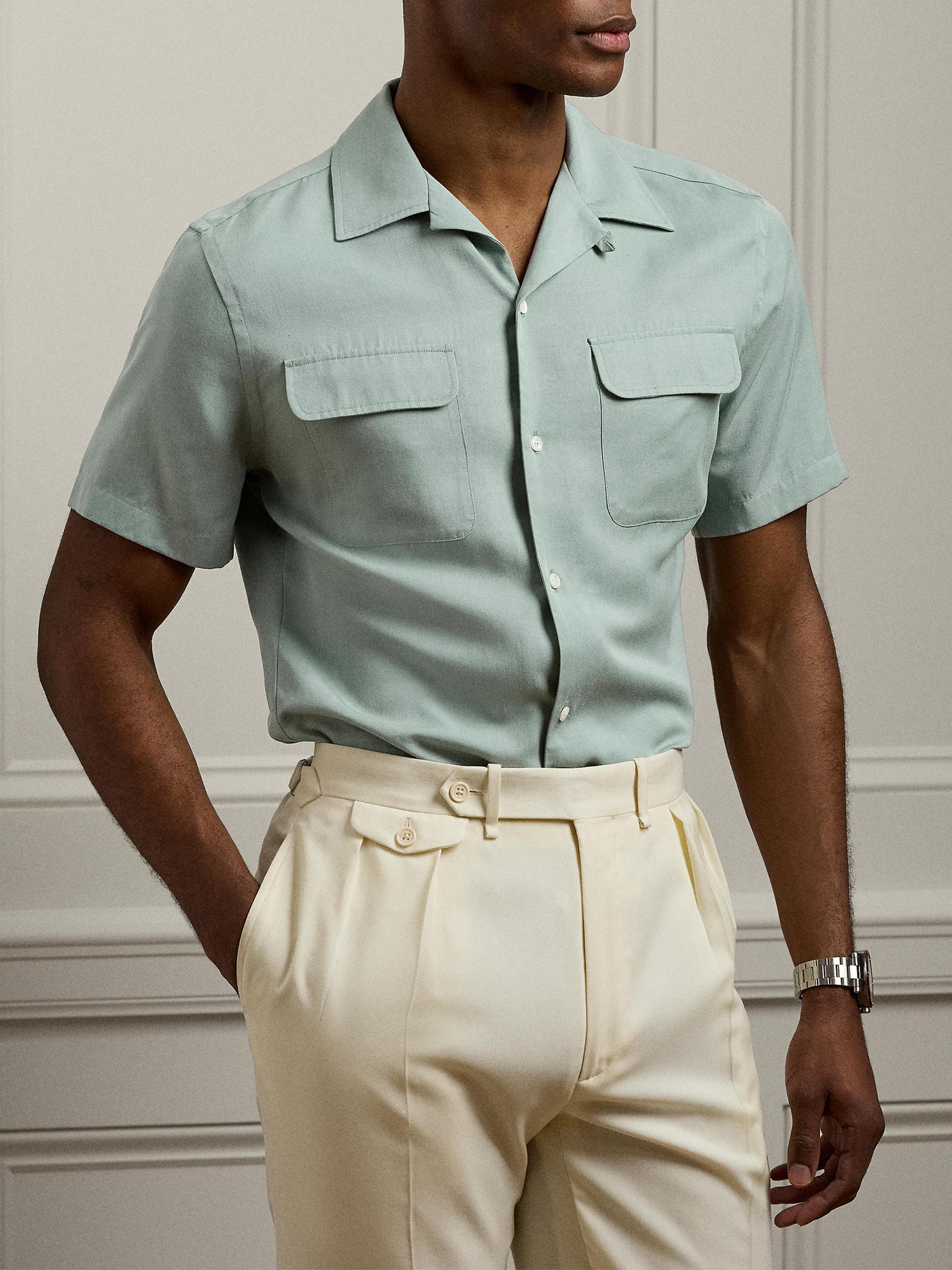 Ralph Lauren purple label アーチャー キャンプシャツ Ralph Lauren Purple Label - Archer Camp Short-Sleeve Shirt